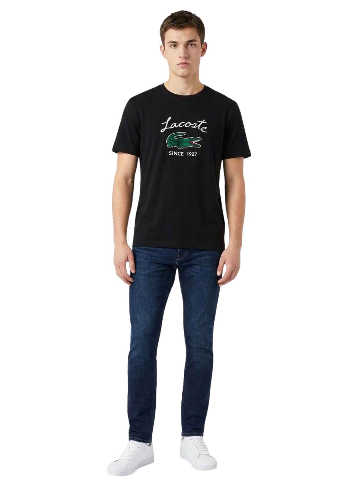 Lacoste Short Sleeve Croc Graphic Tee-shirt Mens Style : Th1375-51