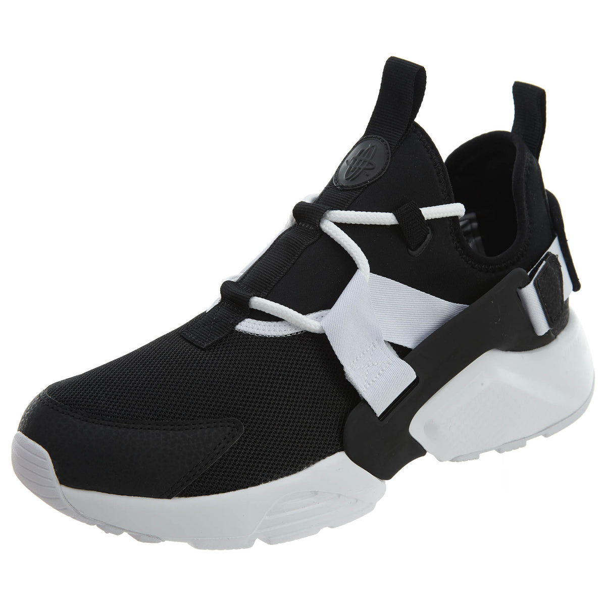 Nike Air Huarache City Low Athletic Shoes Black White Womens Style :AH6804
