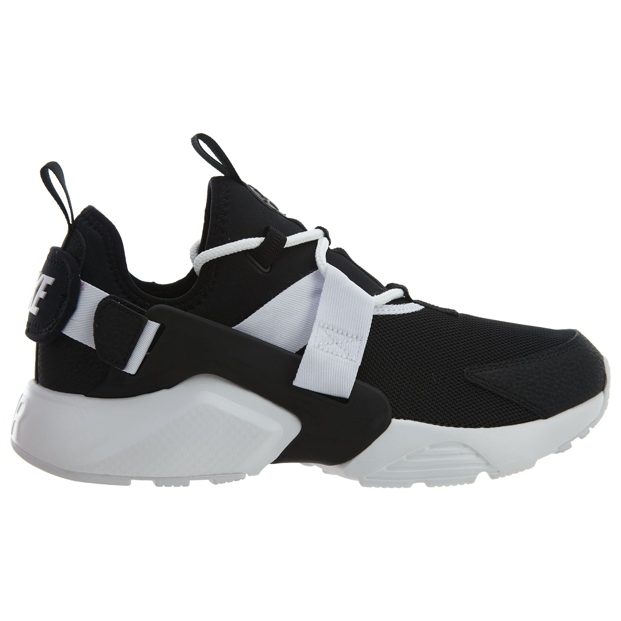 Nike Air Huarache City Low Athletic Shoes Black White Womens Style :AH6804