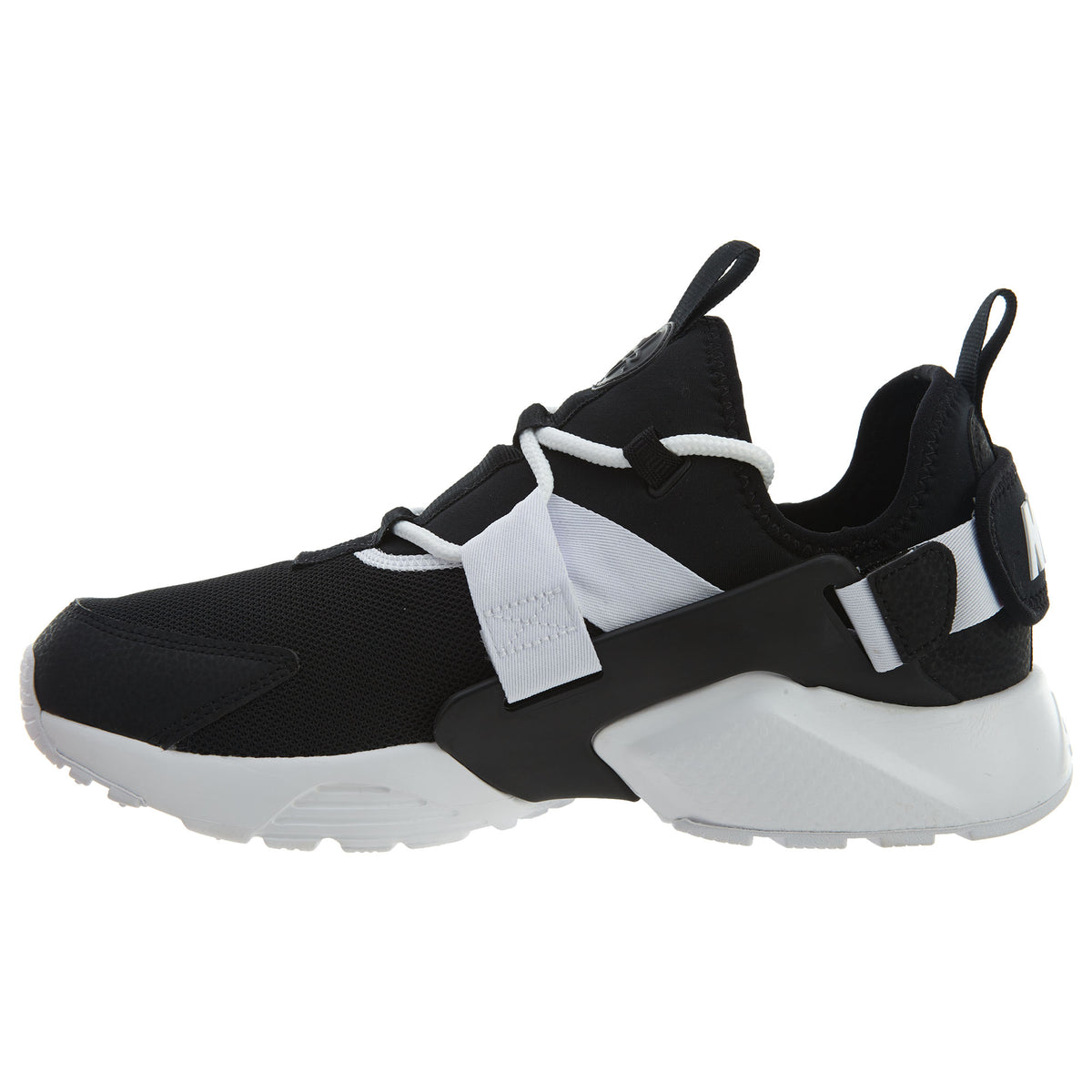 Nike Air Huarache City Low Athletic Shoes Black White Womens Style :AH6804