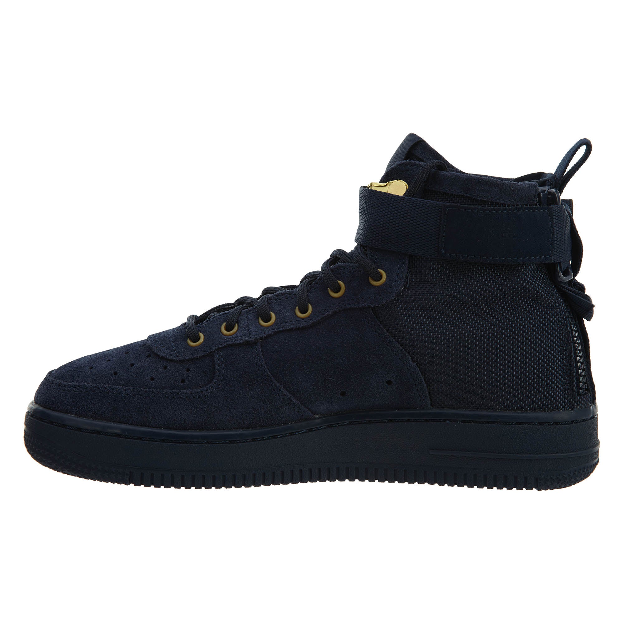 Nike SF Af1 Mid Big Kids Shoes Obsidian Blue/Black Boys / Girls Style :AJ0424