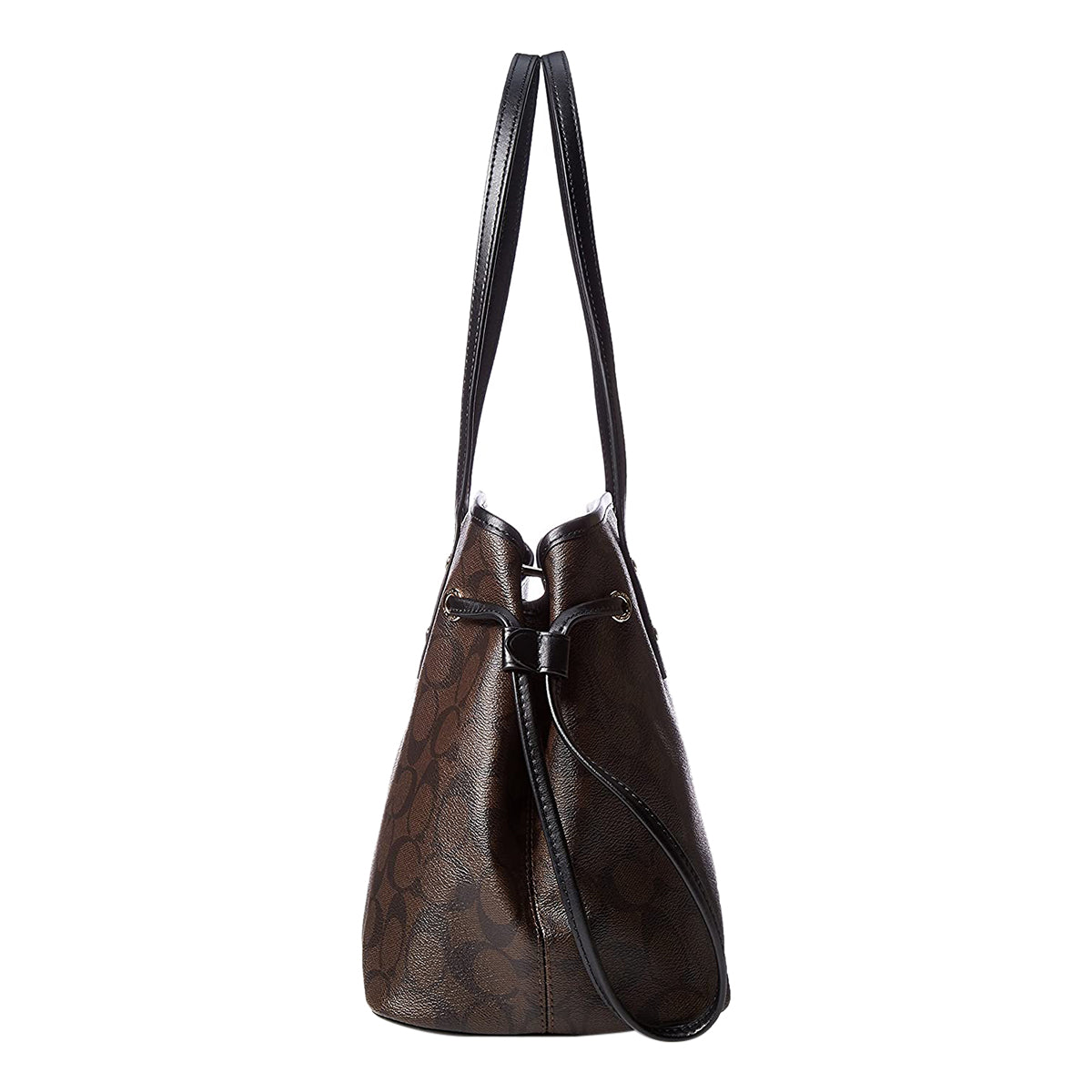 Coach Pvc Drawstring Carryall Satchel Handbag Womens Style : F57842