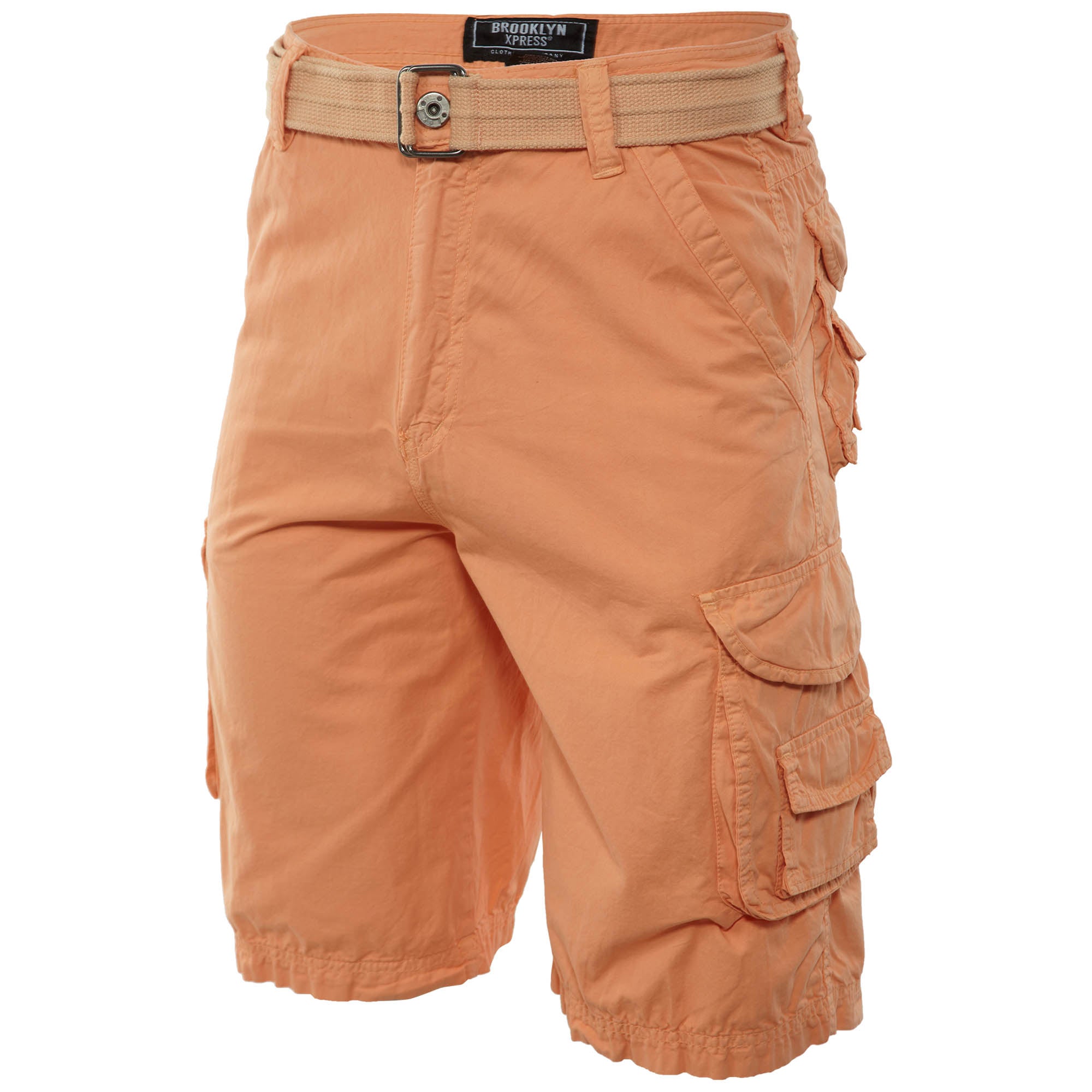 Brooklyn Xpress Bermuda Cargo Shorts With Belt Mens Style : Bx7018ms