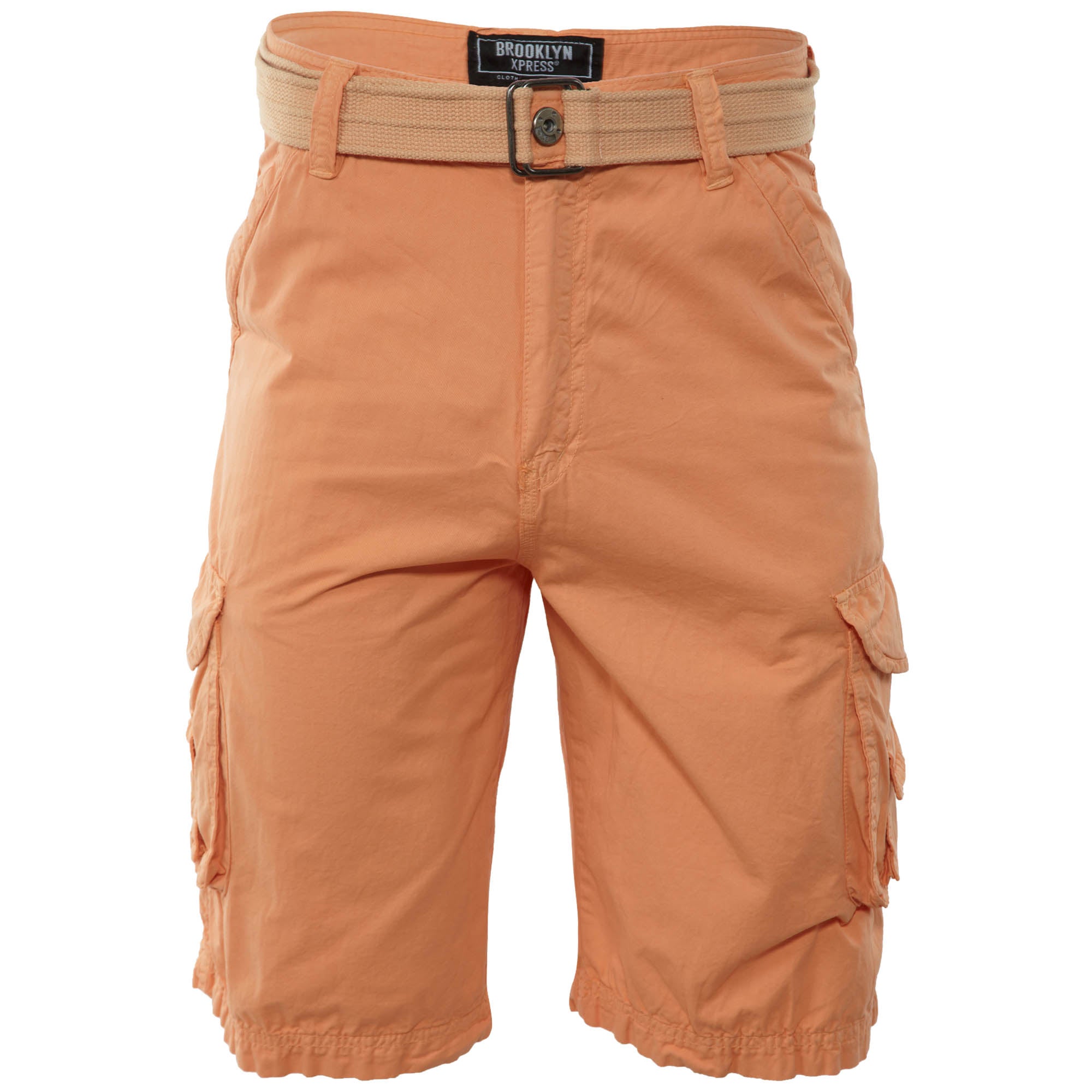 Brooklyn Xpress Bermuda Cargo Shorts With Belt Mens Style : Bx7018ms