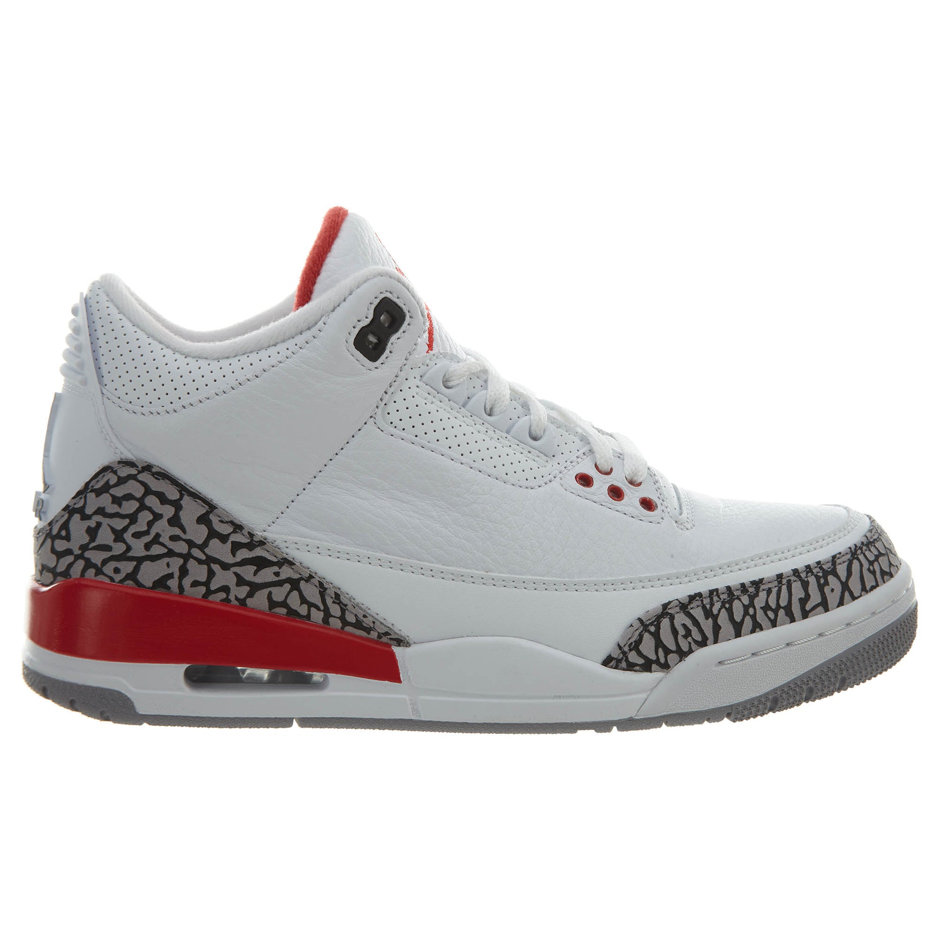 Air Jordan 3 Retro "katrina" - white/fire red Mens Style :136064