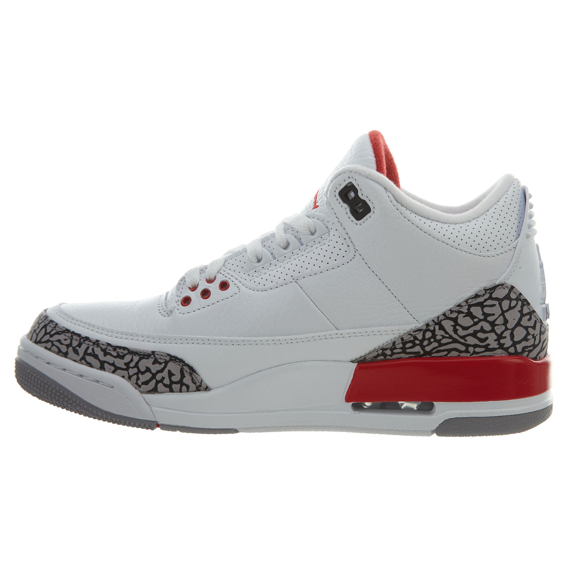 Air Jordan 3 Retro "katrina" - white/fire red Mens Style :136064