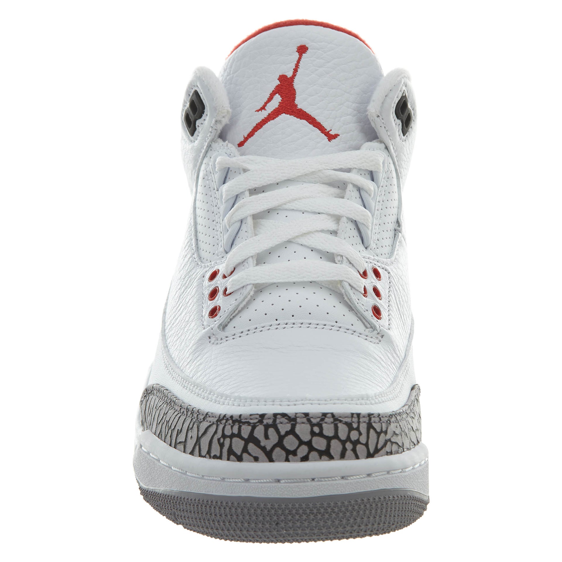 Air Jordan 3 Retro "katrina" - white/fire red Mens Style :136064