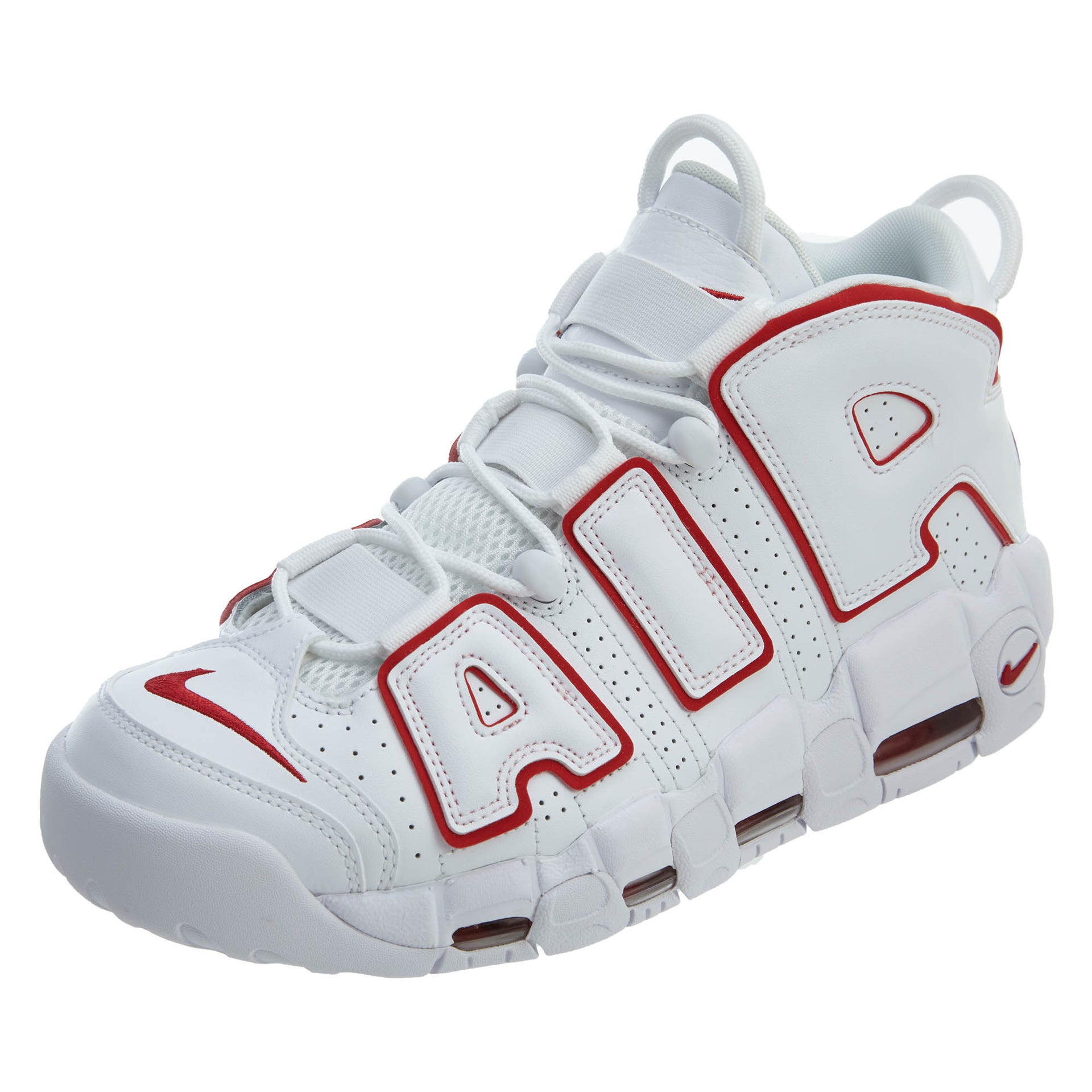 Nike Air More Uptempo 96 - white /varsityred Mens Style :921948