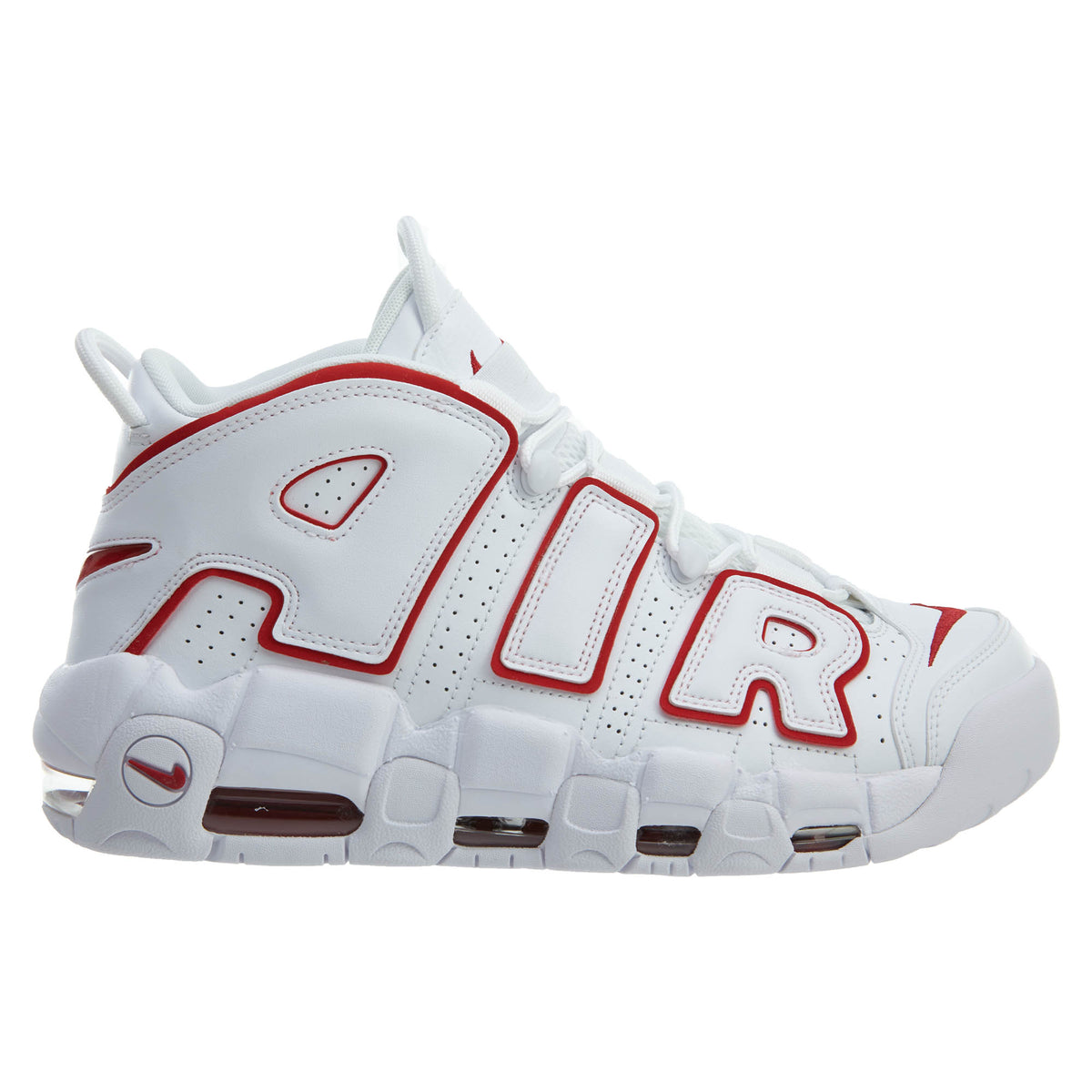 Nike Air More Uptempo 96 - white /varsityred Mens Style :921948