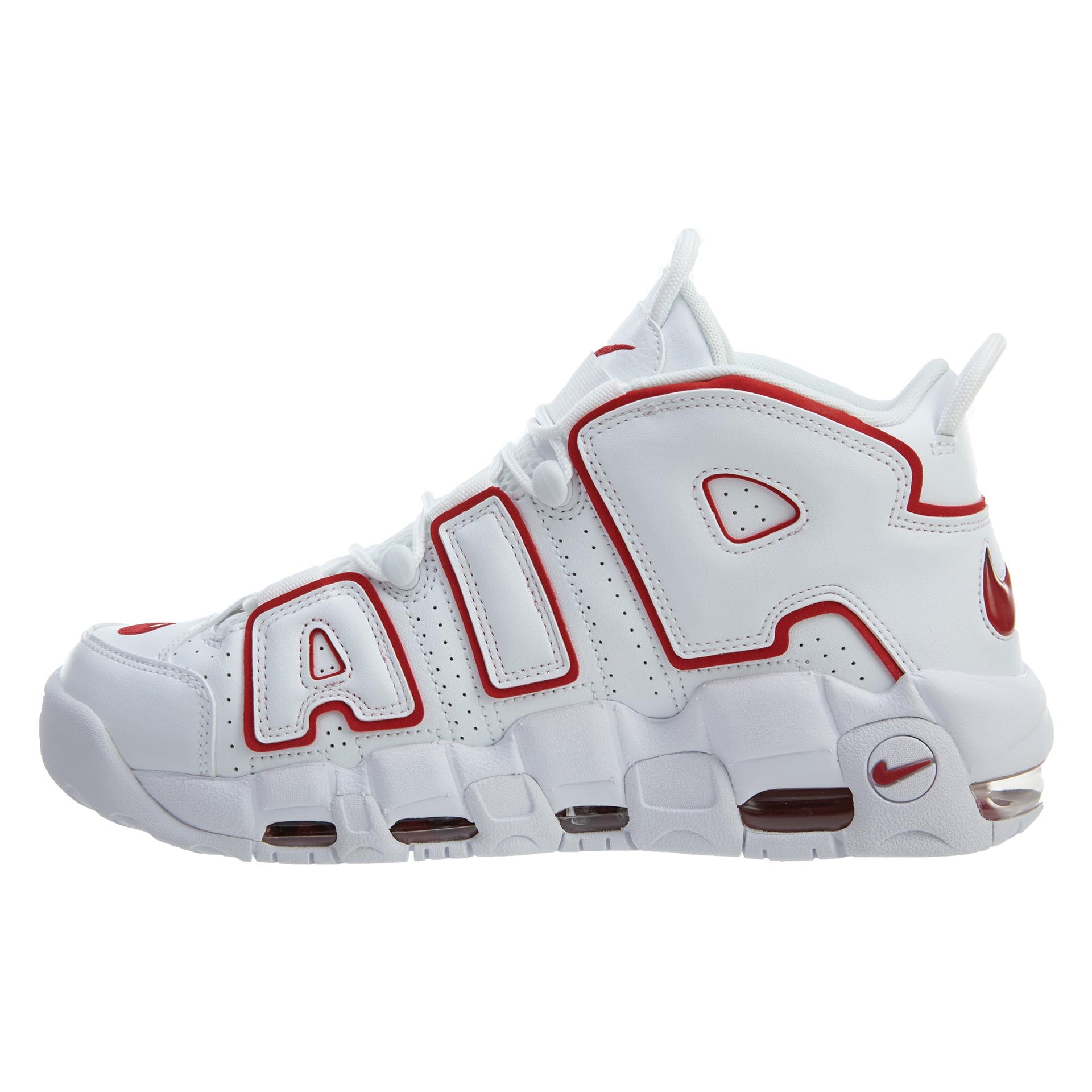 Nike Air More Uptempo 96 - white /varsityred Mens Style :921948