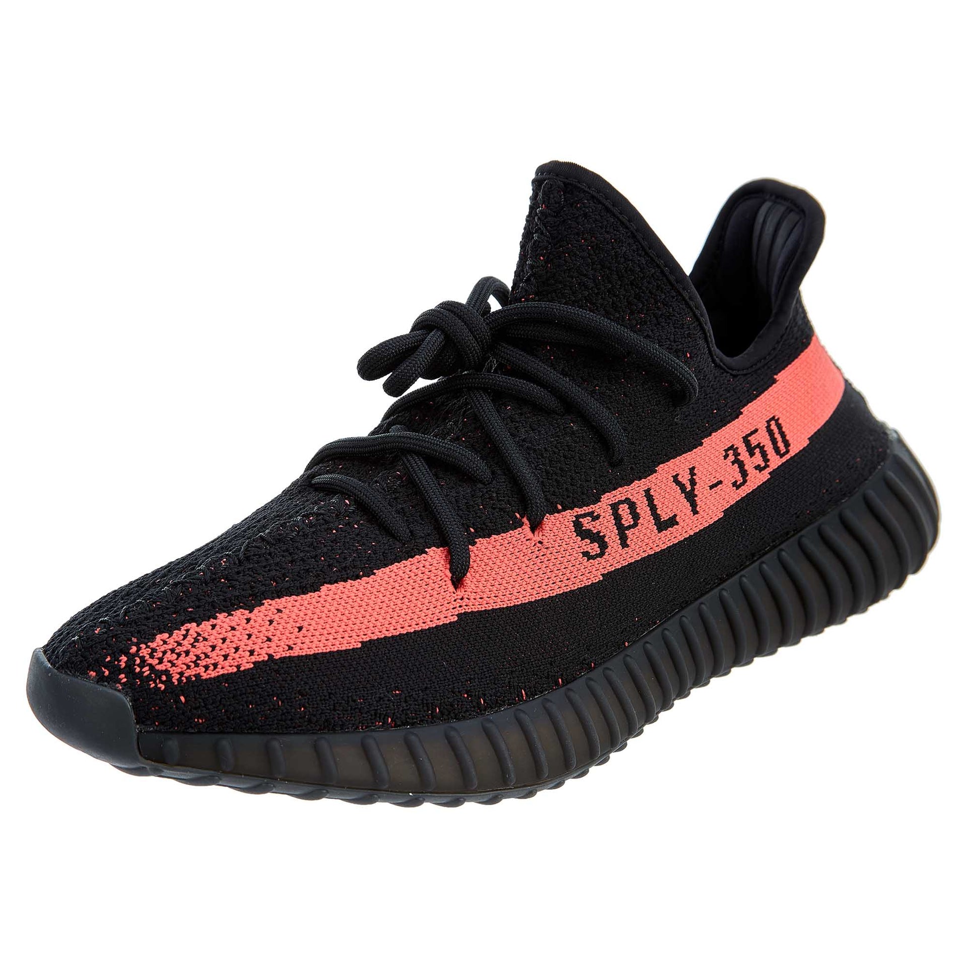 Adidas Yeezy Boost 350 V2 Core Black Red Mens Style :BY9612
