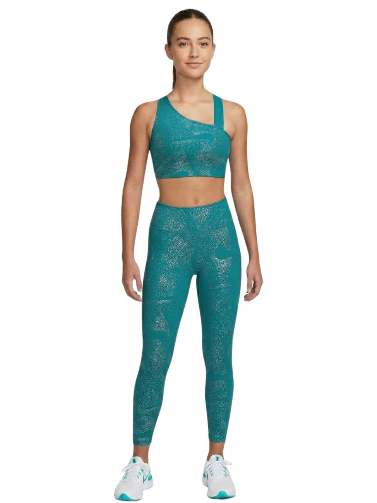 Nike Womens Dri-fit Swoosh Asymmetrical Non-padded Sports Bra Womens Style : Dq5242