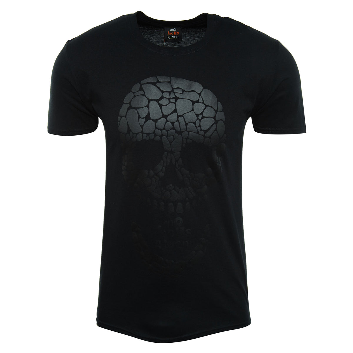 Nofuchsgiven Matte Black Skull Tee Mens Style : Nfg-tee