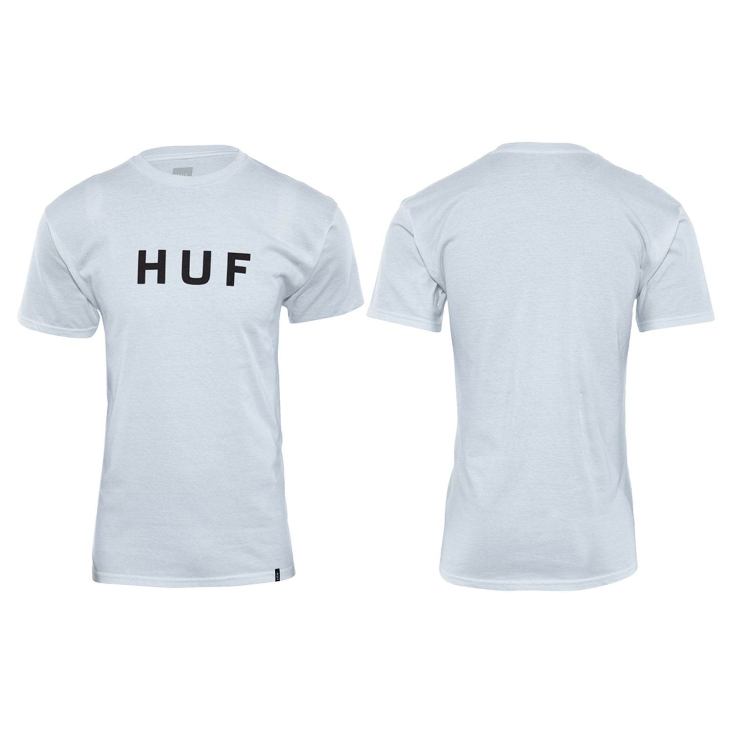 Huf Original Logo Tee Mens Style : Tsbsc1111-WHITE