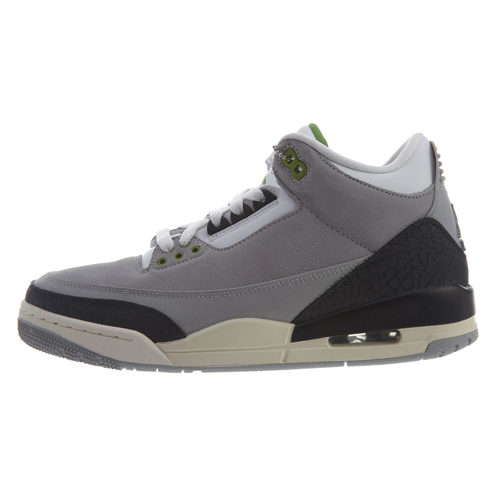 Air Jordan 3 Retro "chlorophyll" - lt smoke Mens Style :136064