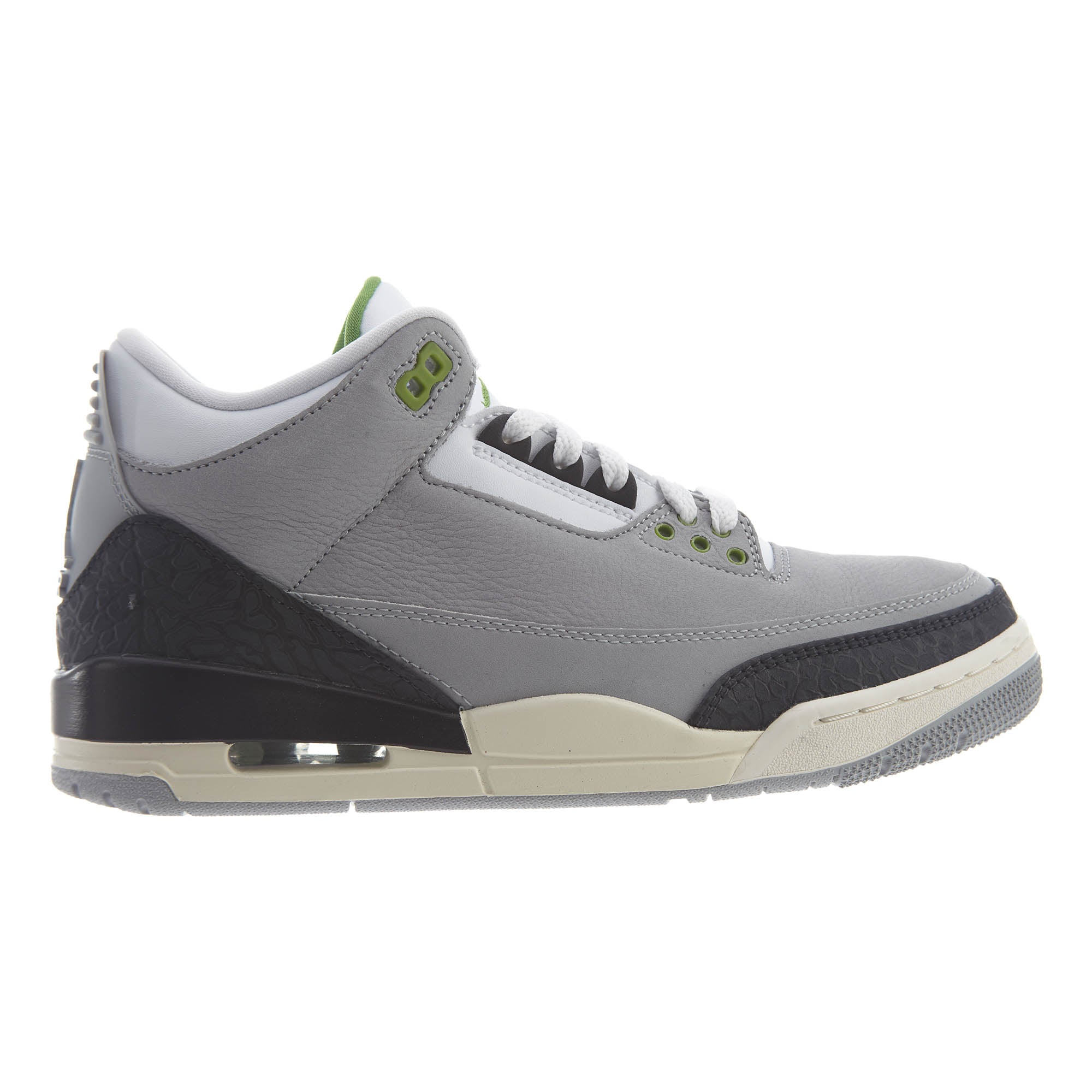 Air Jordan 3 Retro "chlorophyll" - lt smoke Mens Style :136064