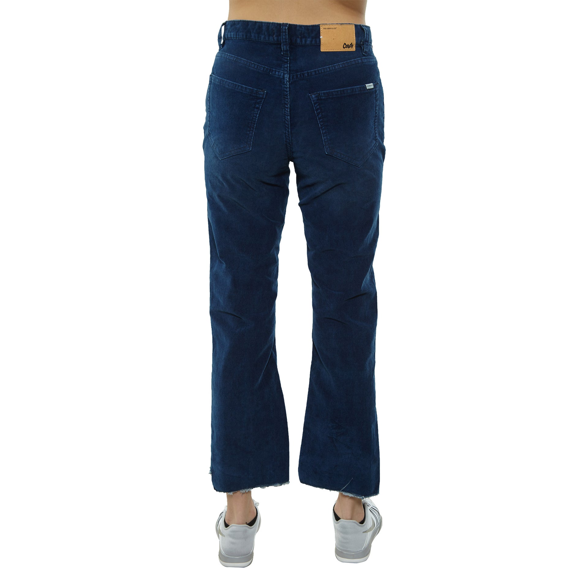 The Cords & Co 5-pocket Mid-waist Slim Fit Cropped Step Cut Womens Style : Stella 18230312-050
