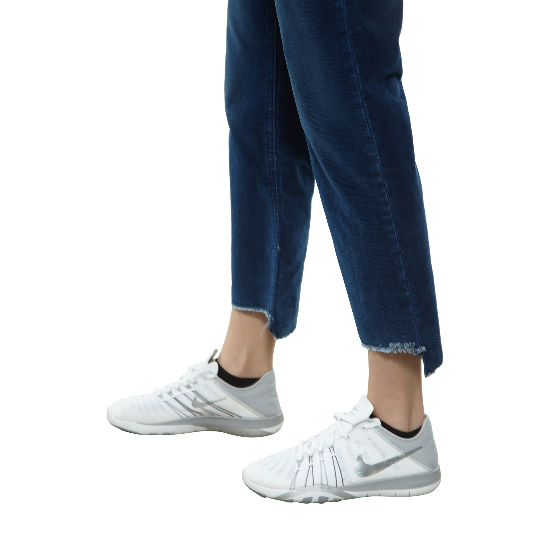 The Cords & Co 5-pocket Mid-waist Slim Fit Cropped Step Cut Womens Style : Stella 18230312-050