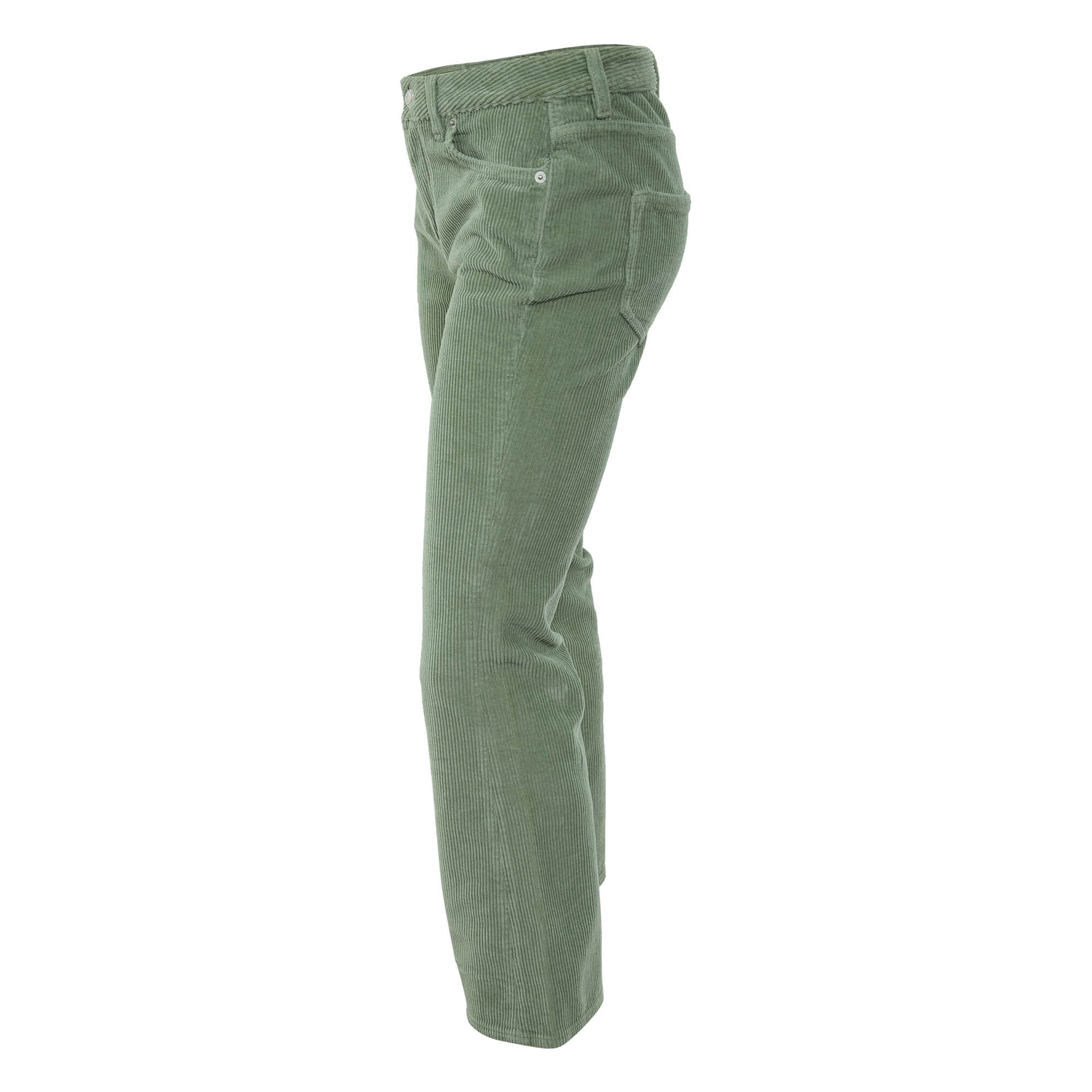 The Cords & Co 5-pocket Mid Waist Straight Fit Cropped Leg Womens Style : Elin 17304319
