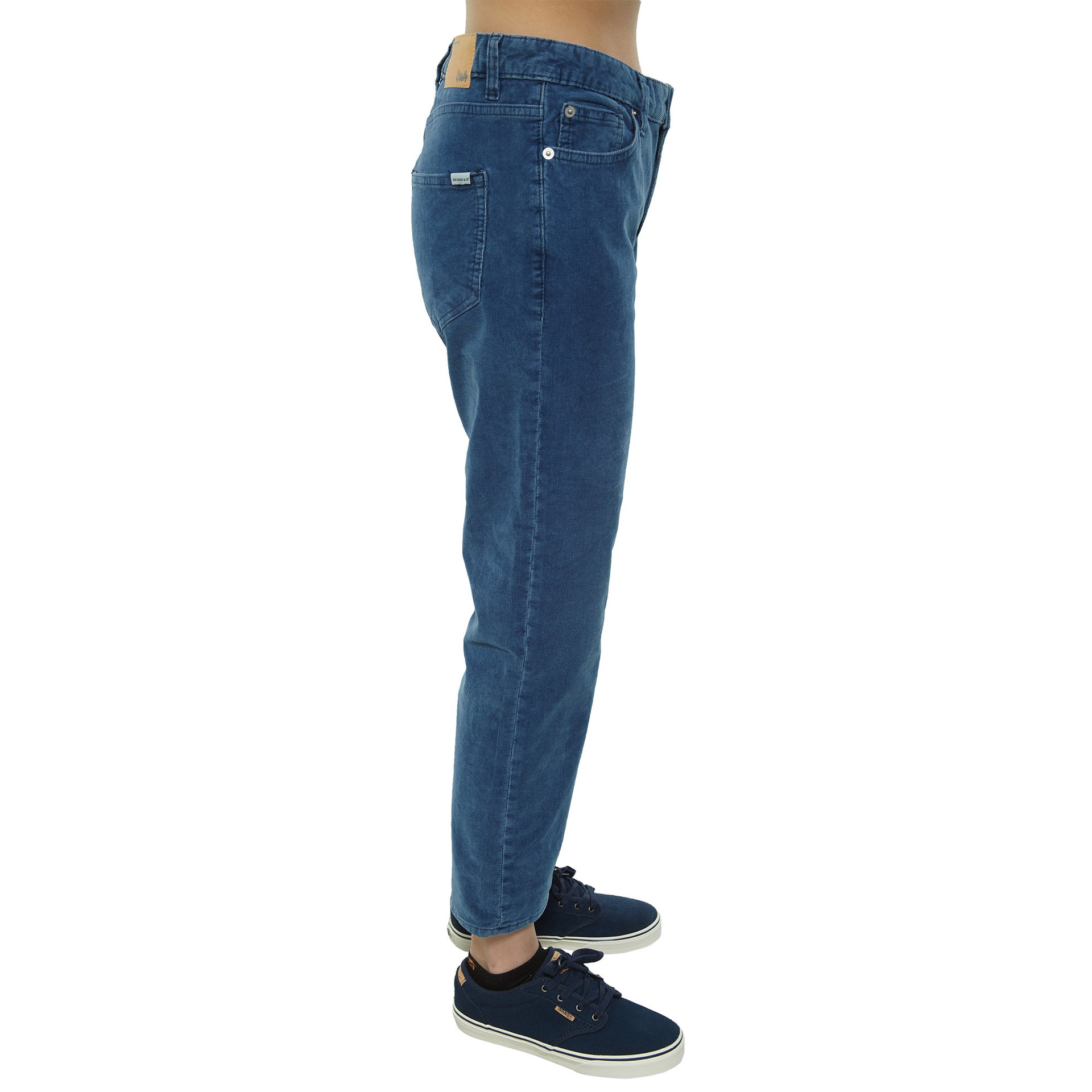 The Cords & Co 5-pocket Mid-waist/loose Fit Cropped Womens Style : Mom Ess30308-051