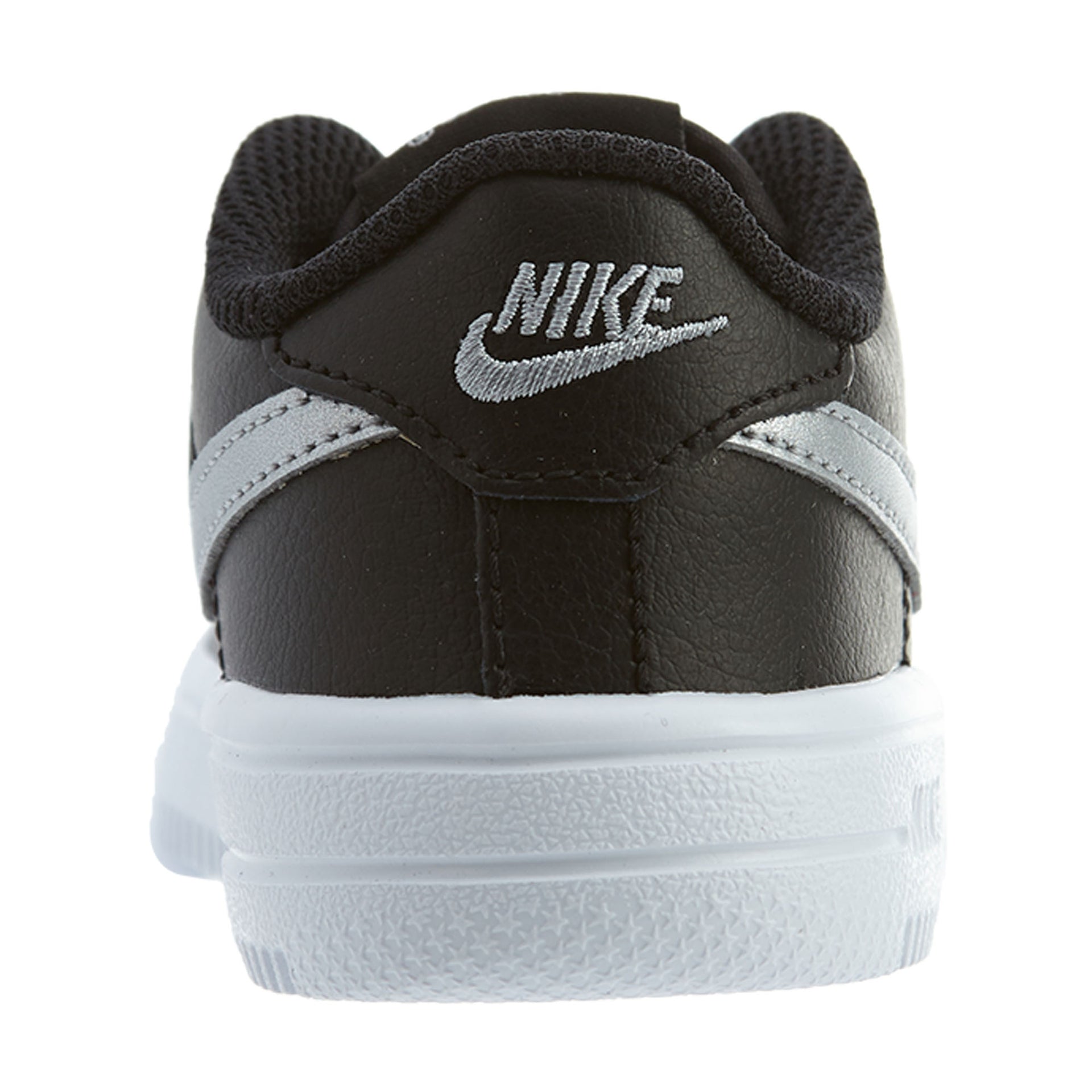 Nike Force 1 '18 TD Black/Metallic Silver Boys / Girls Style :905220