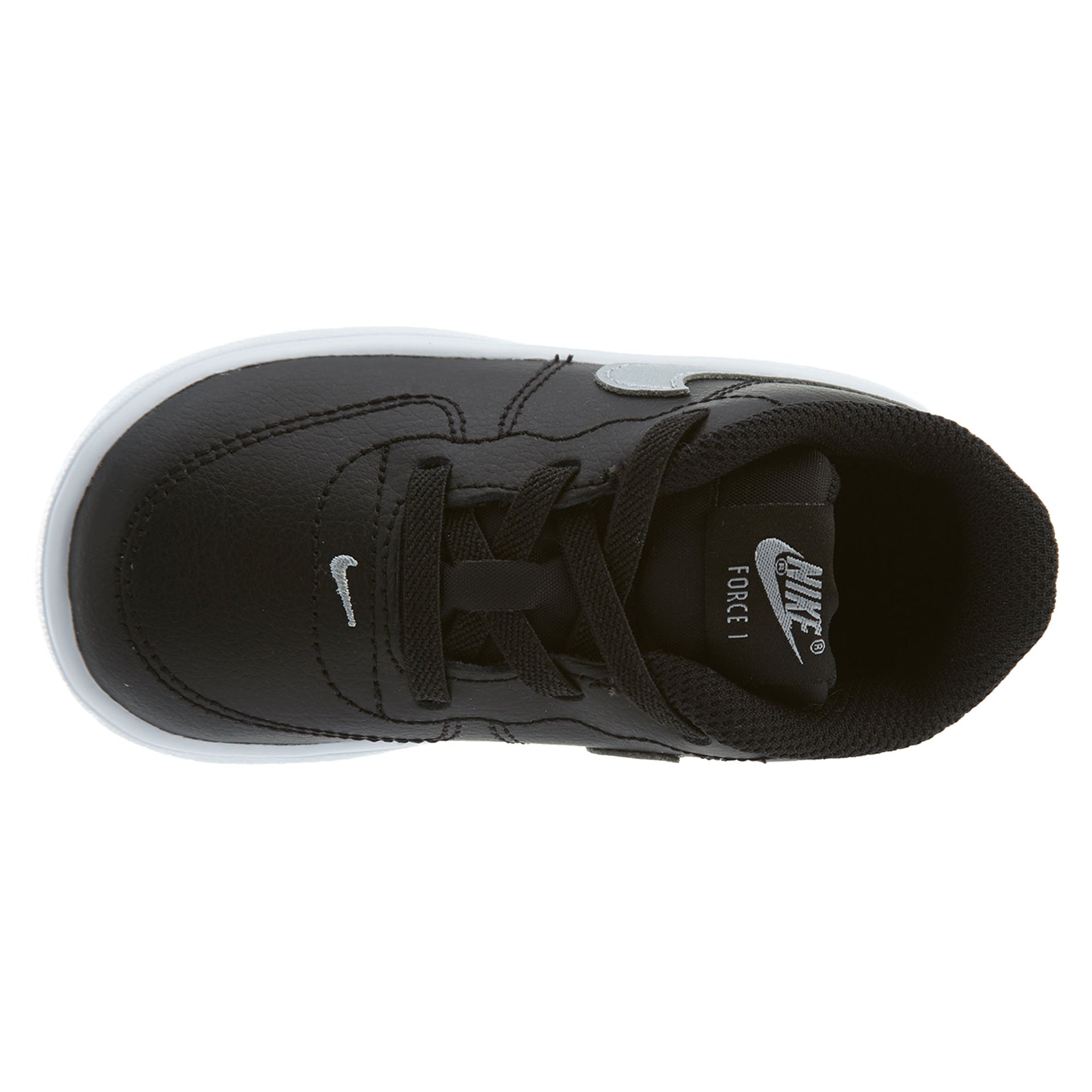 Nike Force 1 '18 TD Black/Metallic Silver Boys / Girls Style :905220