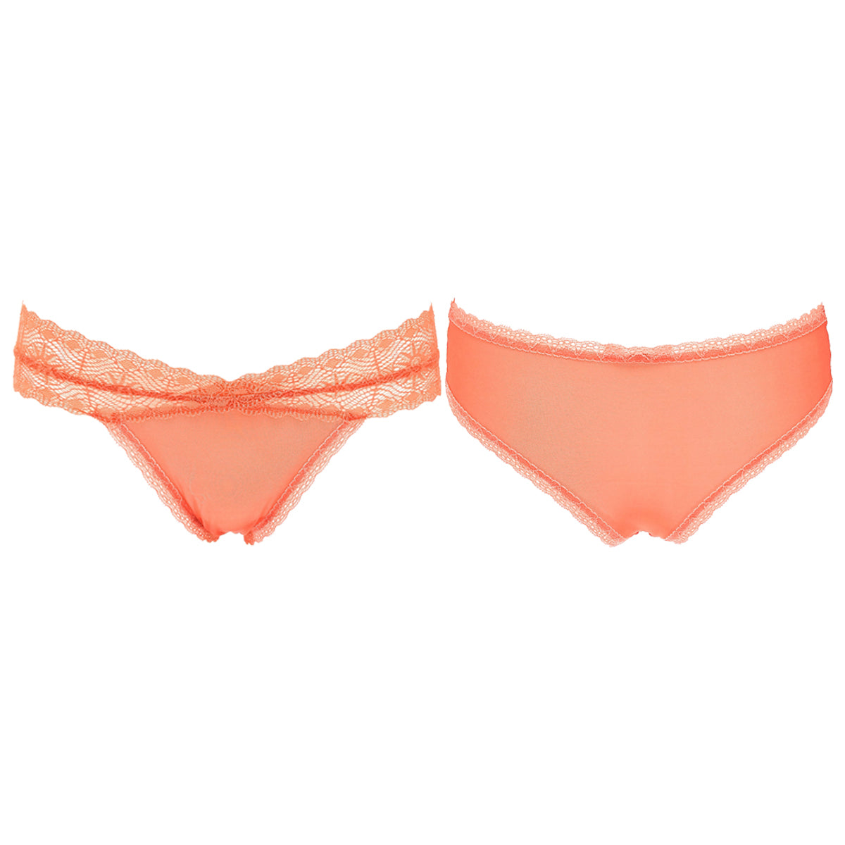 La Perla Antonietta Floral Lace Orange Brazilian Panty Womens Style : 0017340-0020