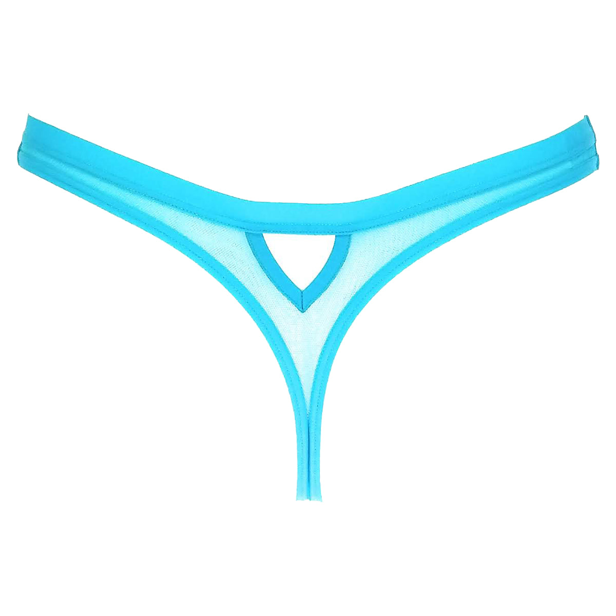 La Perla Evelina Mesh Turquoise Thong Womens Style : 0016821-0075