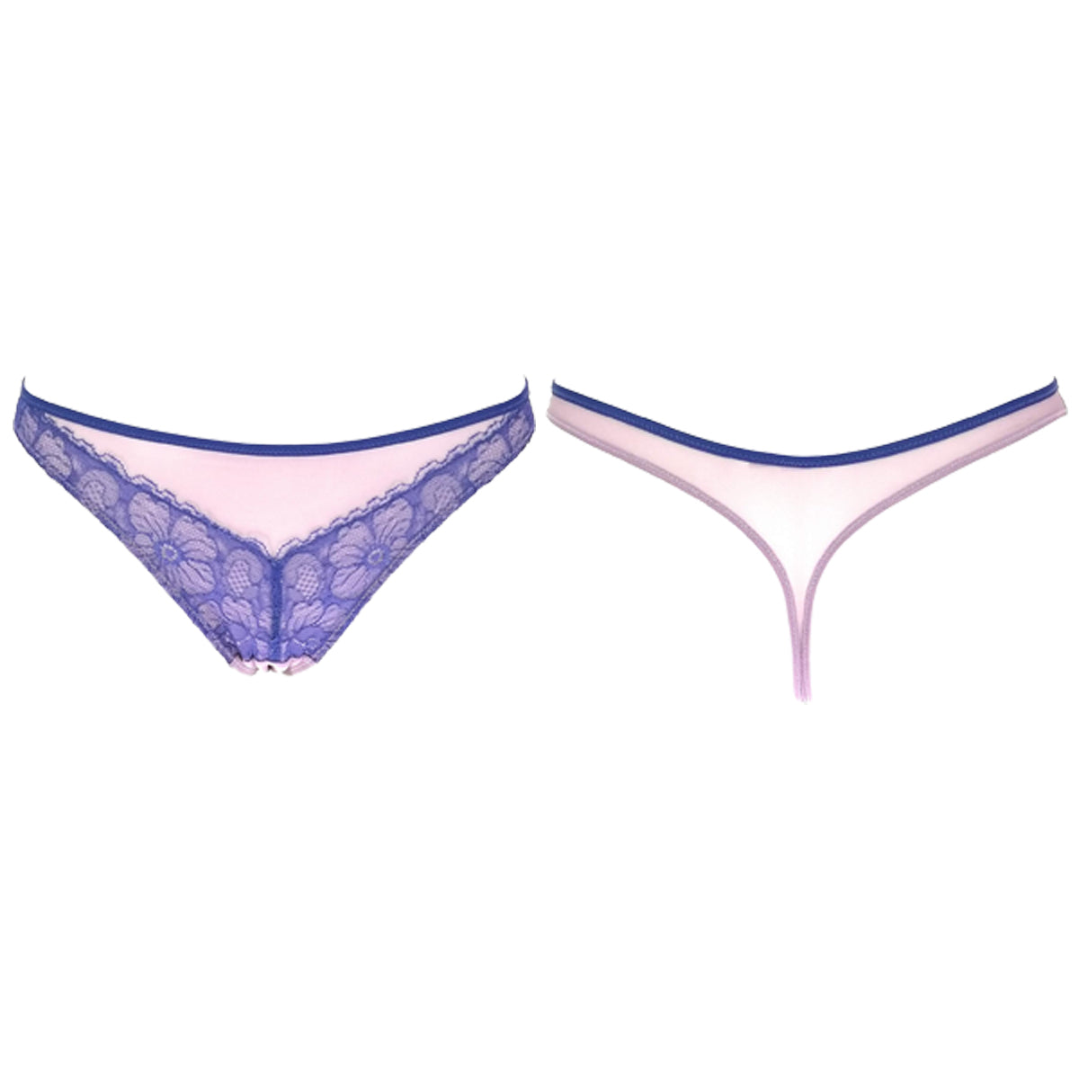 La Perla Merguerite Purple Thong Womens Style : 0019141-0263