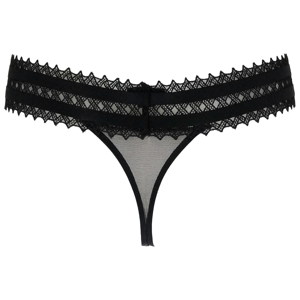 La Perla Greta Black Thong Womens Style : 0019925-0002