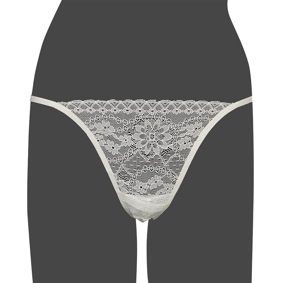 La Perla Rosa Floral Lace Ivory G-string Womens Style : 0016828-0031