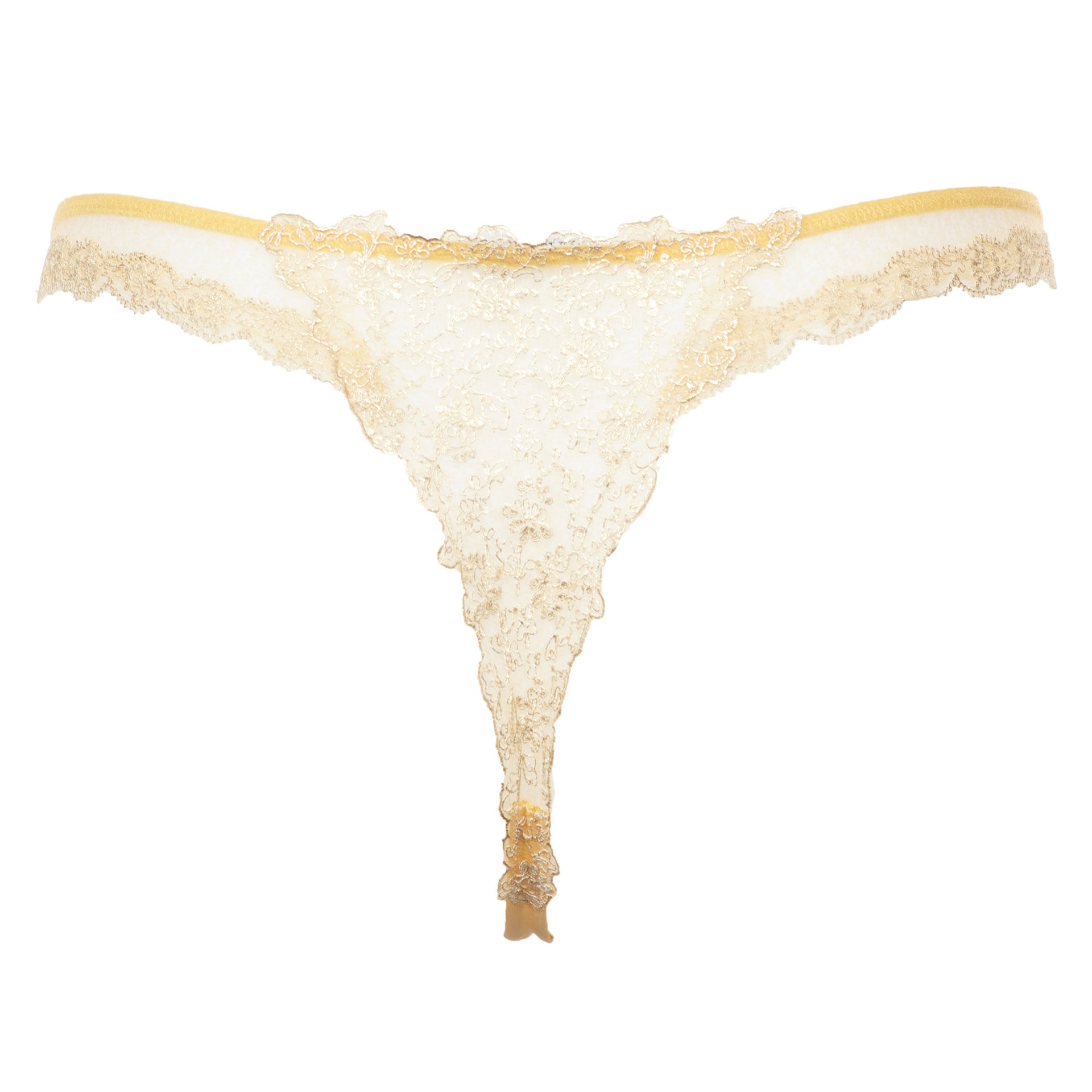 La Perla Sparkling Jasmine Embroidered Thong Womens Style : 0017349-0010