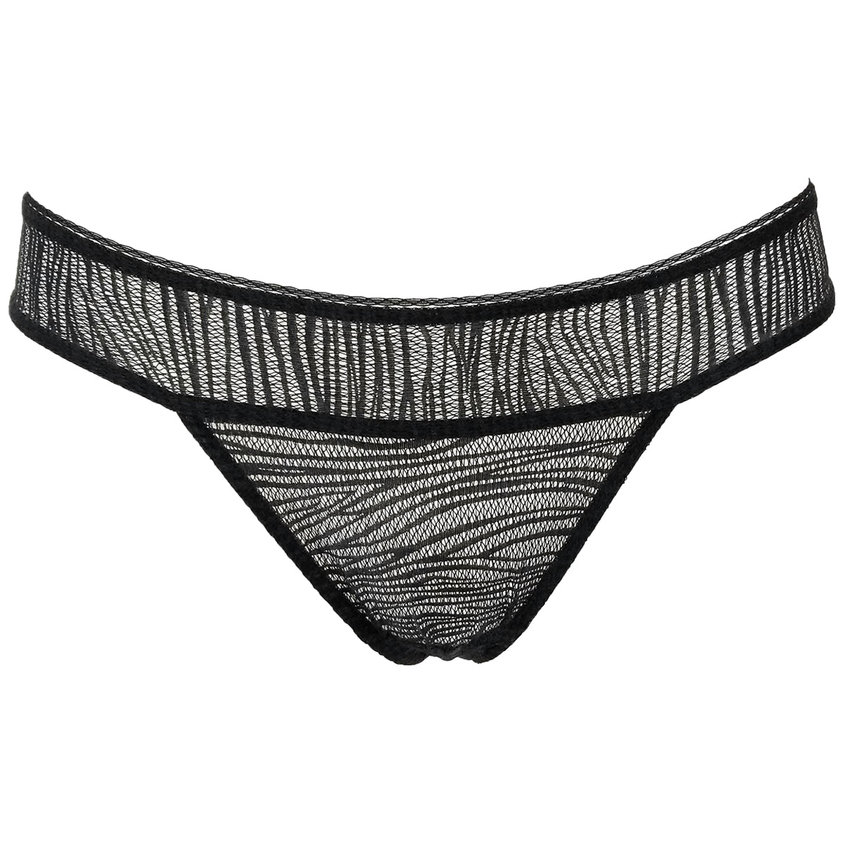 La Perla Daphne Lace Black Thong Womens Style : 0019088-0002