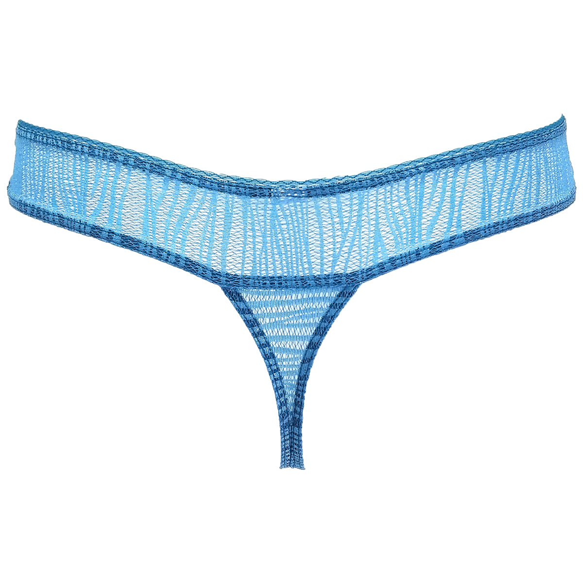 La Perla Daphne Lace Blue Thong Womens Style : 0019088-0062