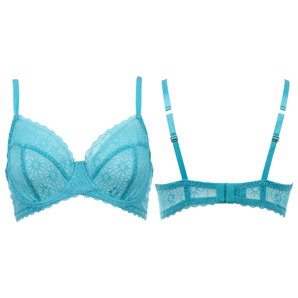 La Perla Reggiseno Blue Antonietta Lace Bra Womens Style : 905888-0075