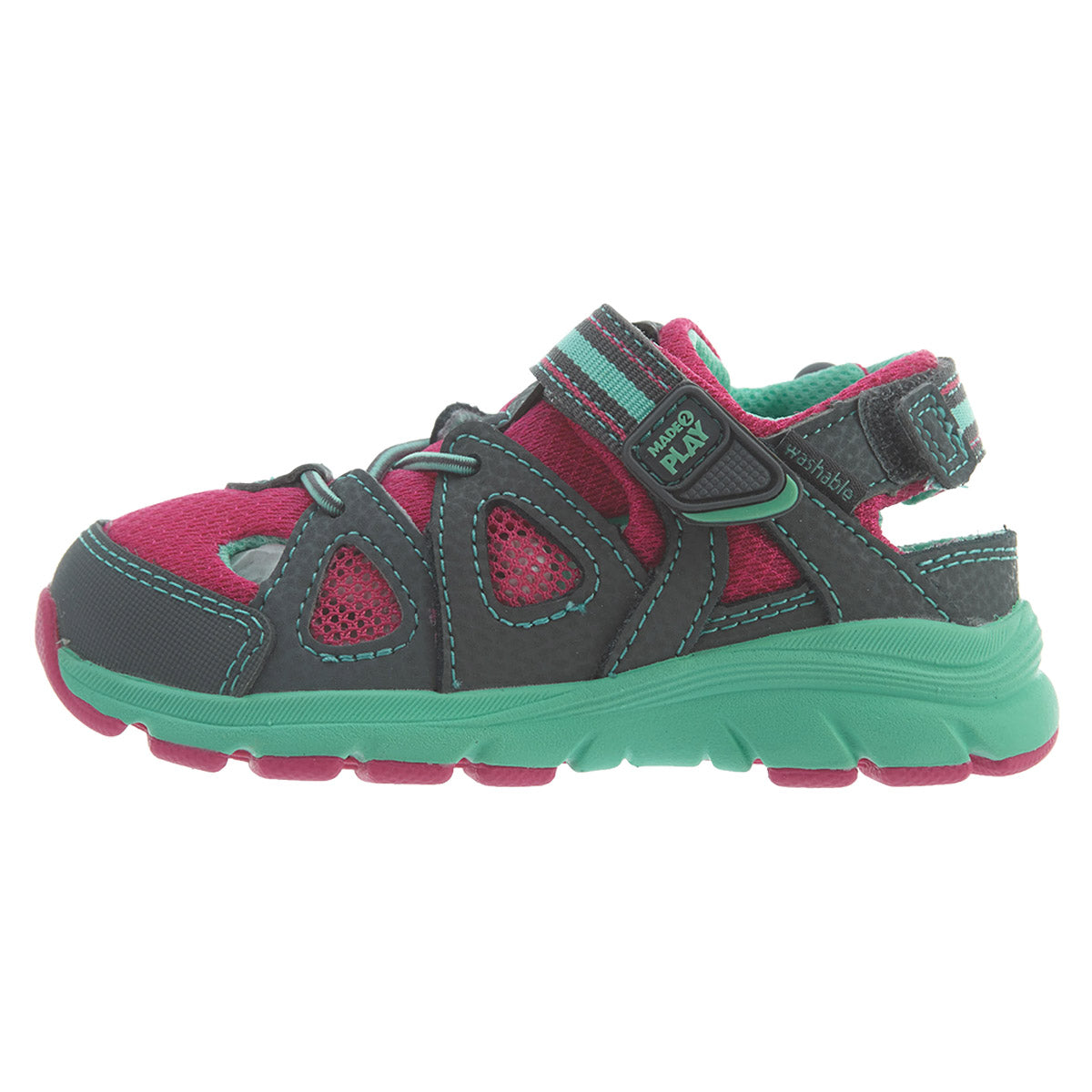Stride Rite Made 2 play Ryder Toddlers Style : Bg58967-GRY/PNK