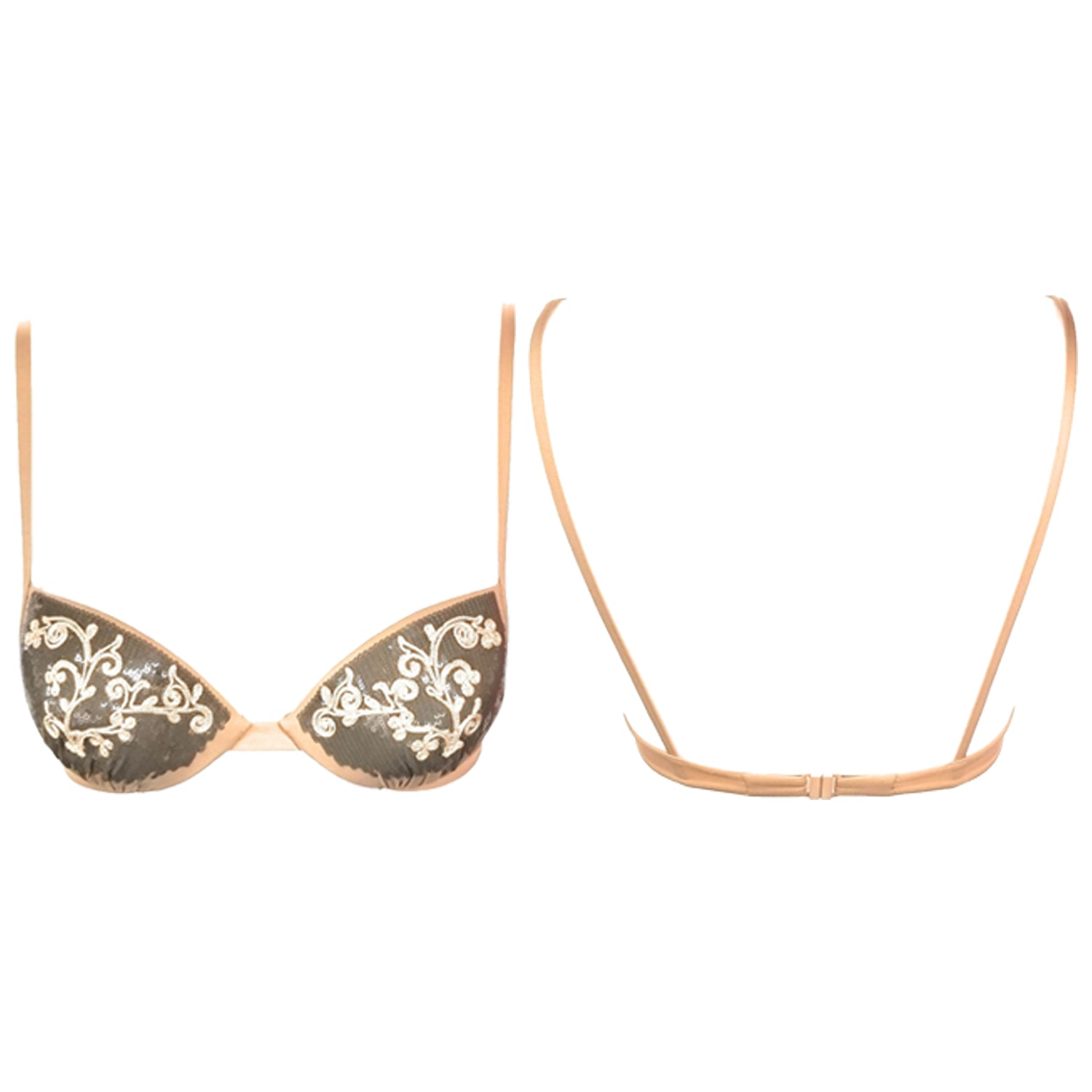 La Perla Underwire Sequenced Plunge Bikini Top Womens Style : 801065 - 0035