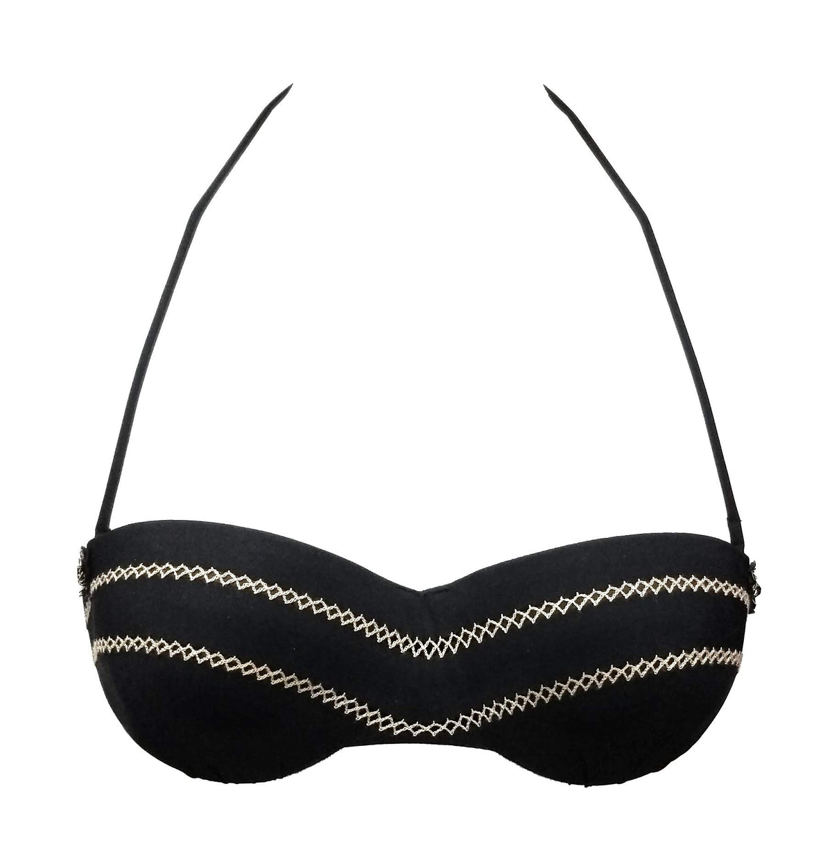 La Perla Reggiseno Mare Halter Black Bikini Top Womens Style : 800682 - 0002
