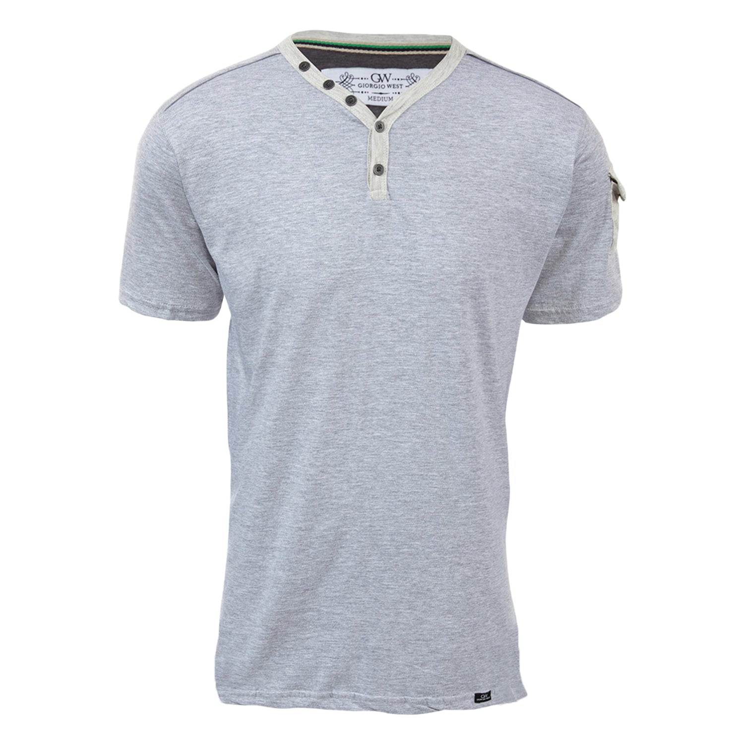 Giorgio West Modern Fit V-neck T-shirt Mens Style : Dp1301mt