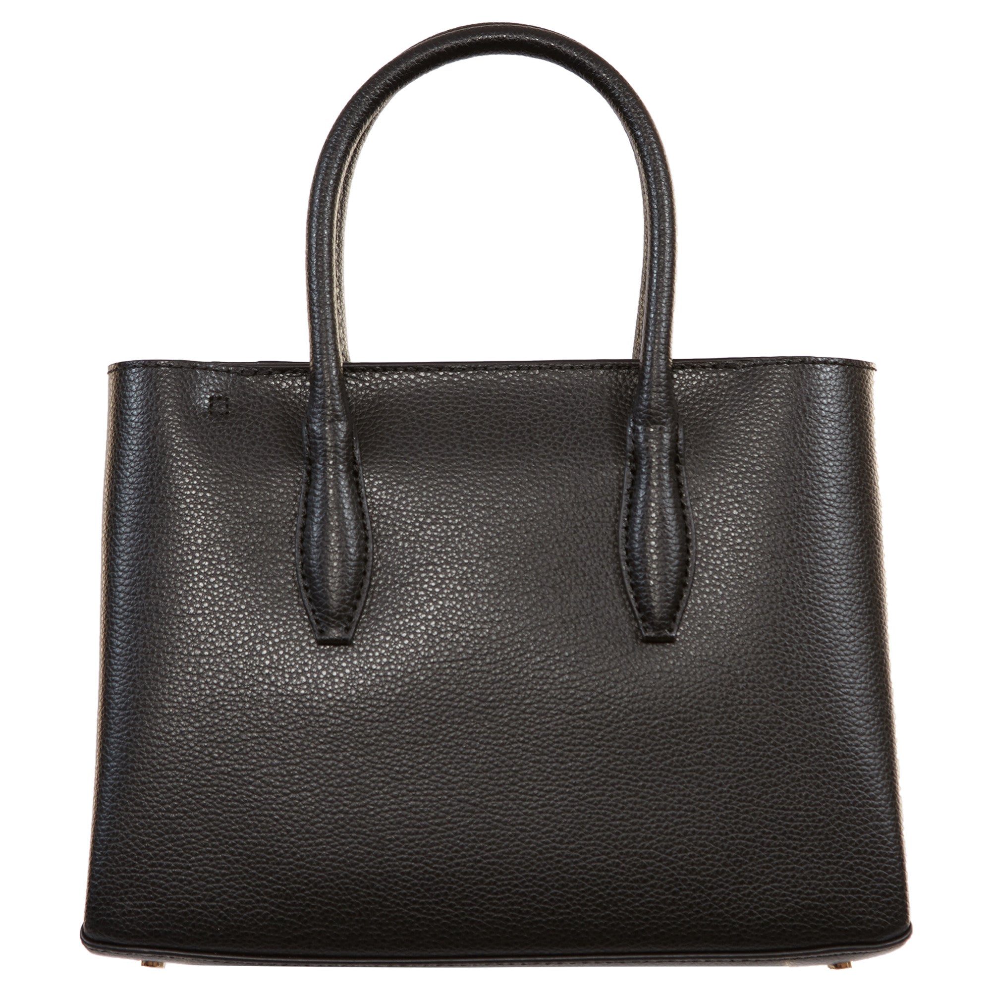 Kate Spade Eva Leather Top Zip Satchel Bag Small Black