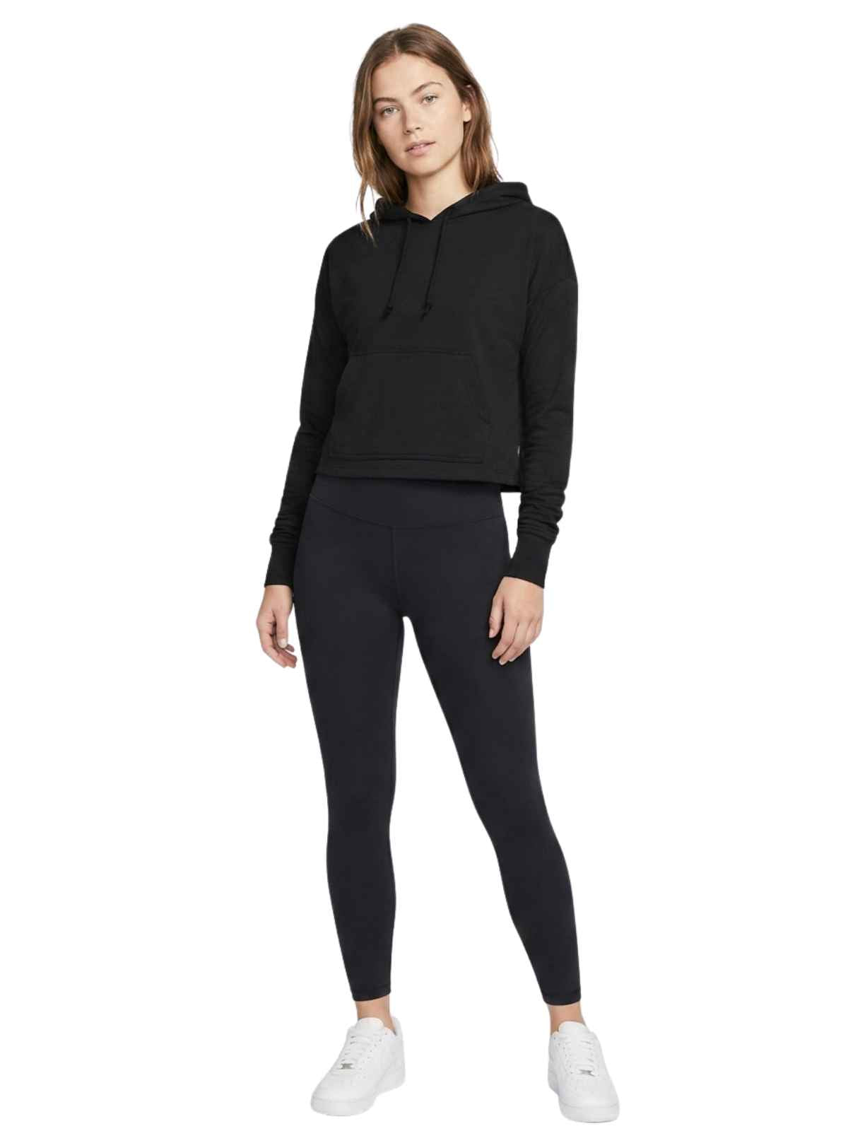 Nike Yoga Jersey Cropped Hoodie Womens Style : Cq8833