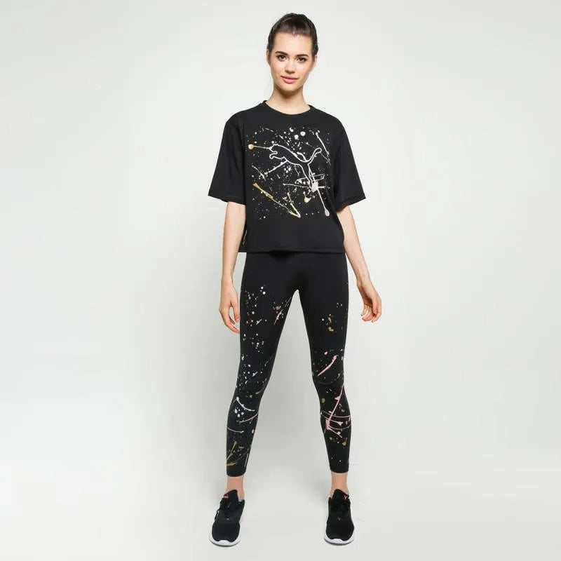 Puma Metal Spiash Graphic Tee Womens Style : 518970