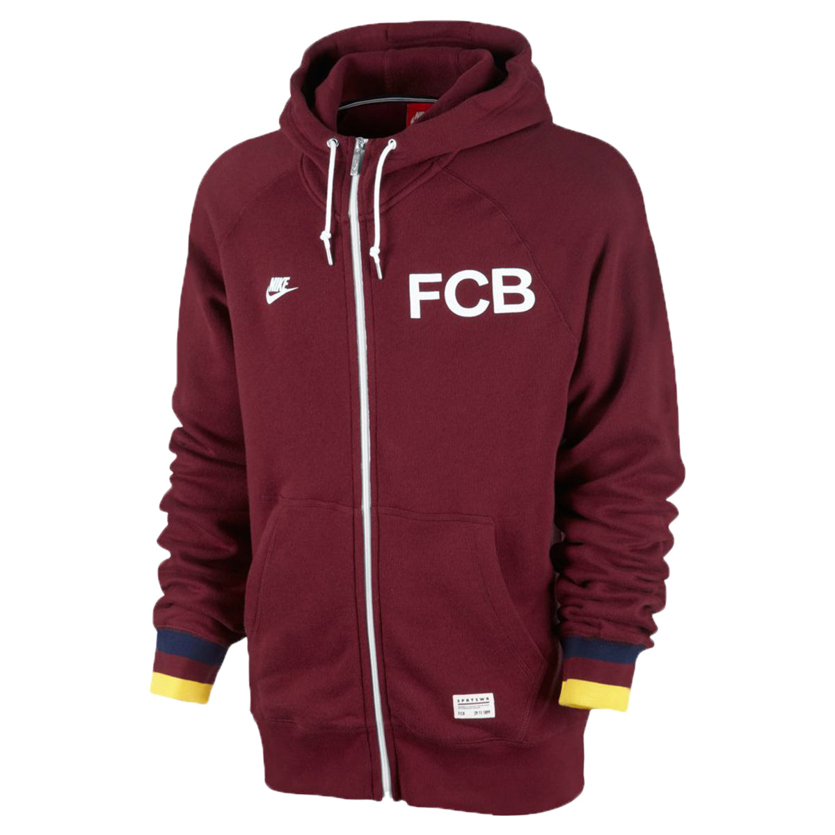 Nike Fc Barcelona Covert Full-zip Hoody Mens Style : 546814