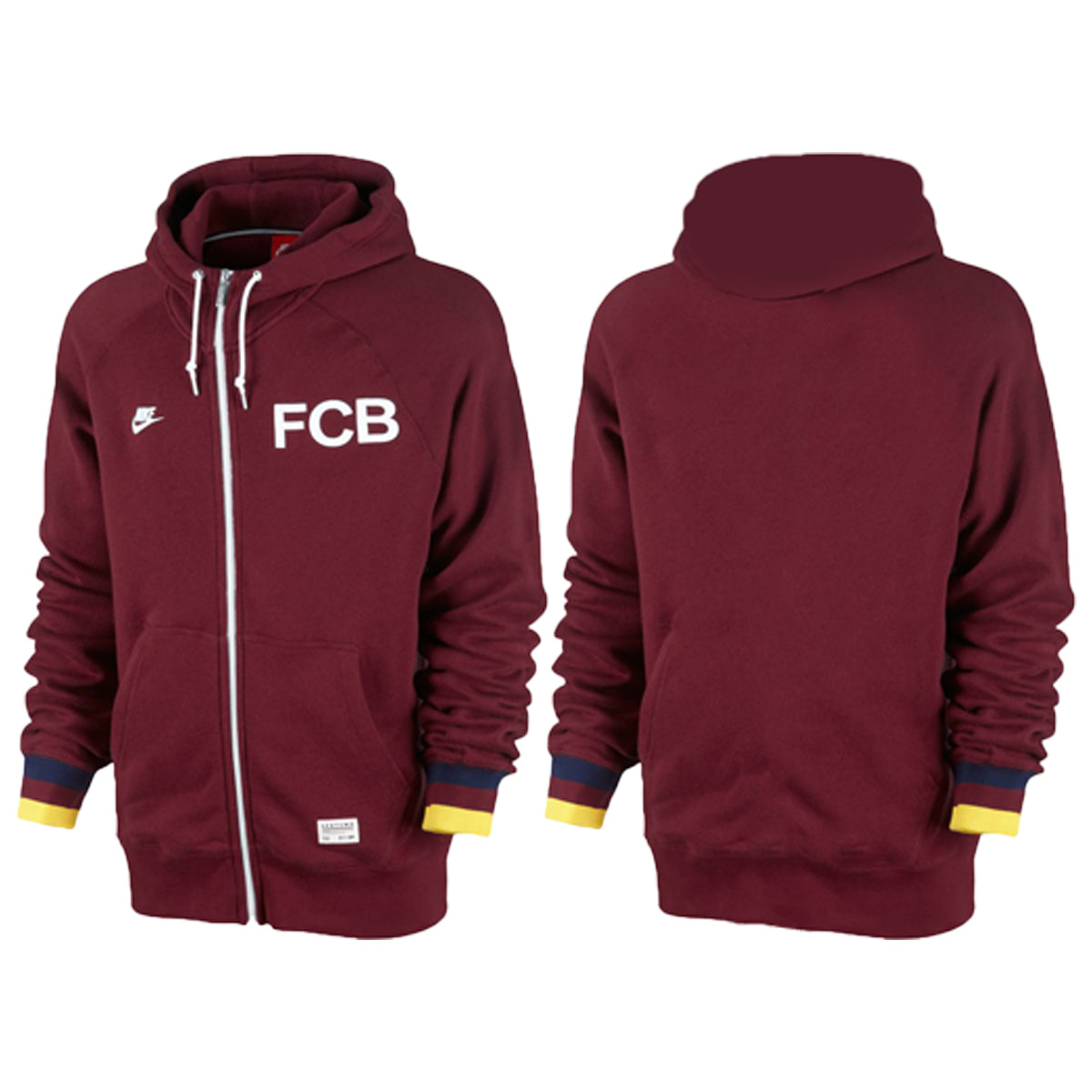 Nike Fc Barcelona Covert Full-zip Hoody Mens Style : 546814