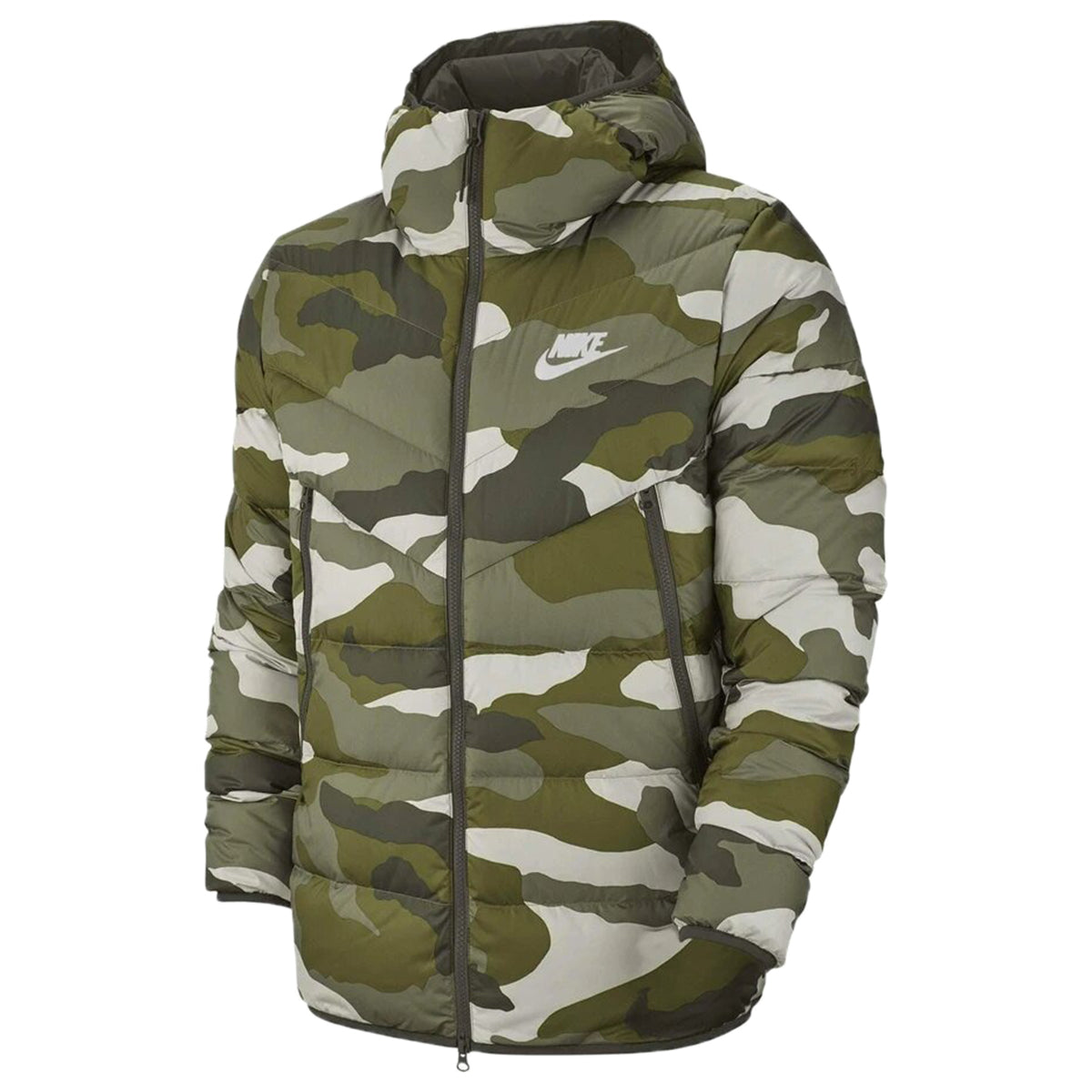 Nike Sportswear Down Fill Windrunner Printed Hooded Puffer Jacket Mens Style : Bv4763