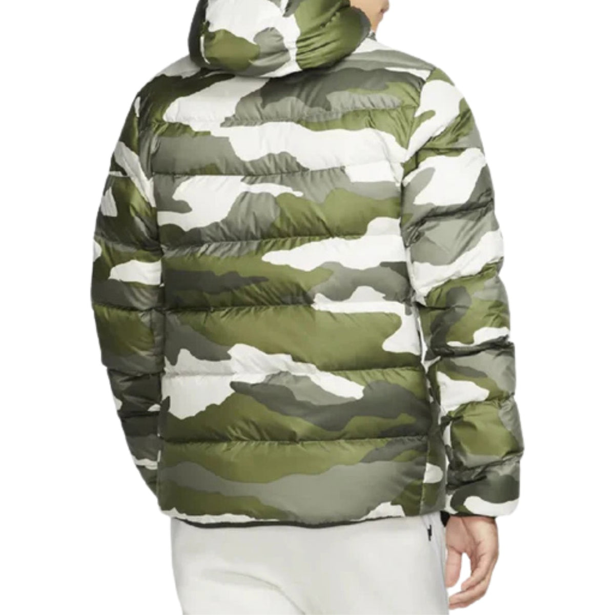 Nike Sportswear Down Fill Windrunner Printed Hooded Puffer Jacket Mens Style : Bv4763