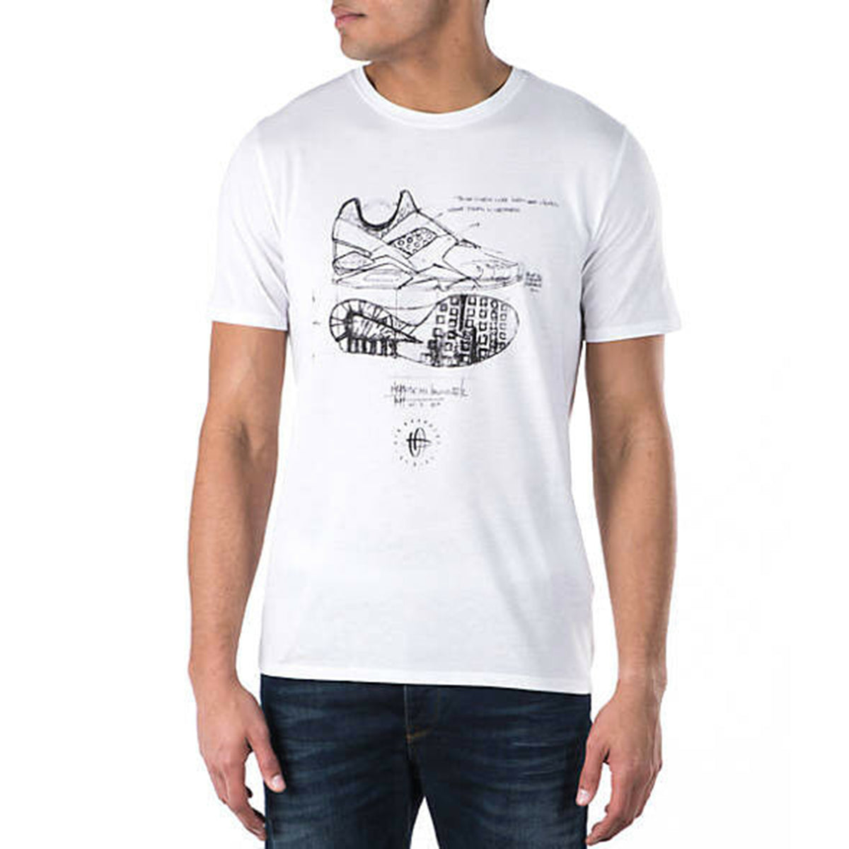 Nike Huarache Sketch T-shirt Mens Style : 840327