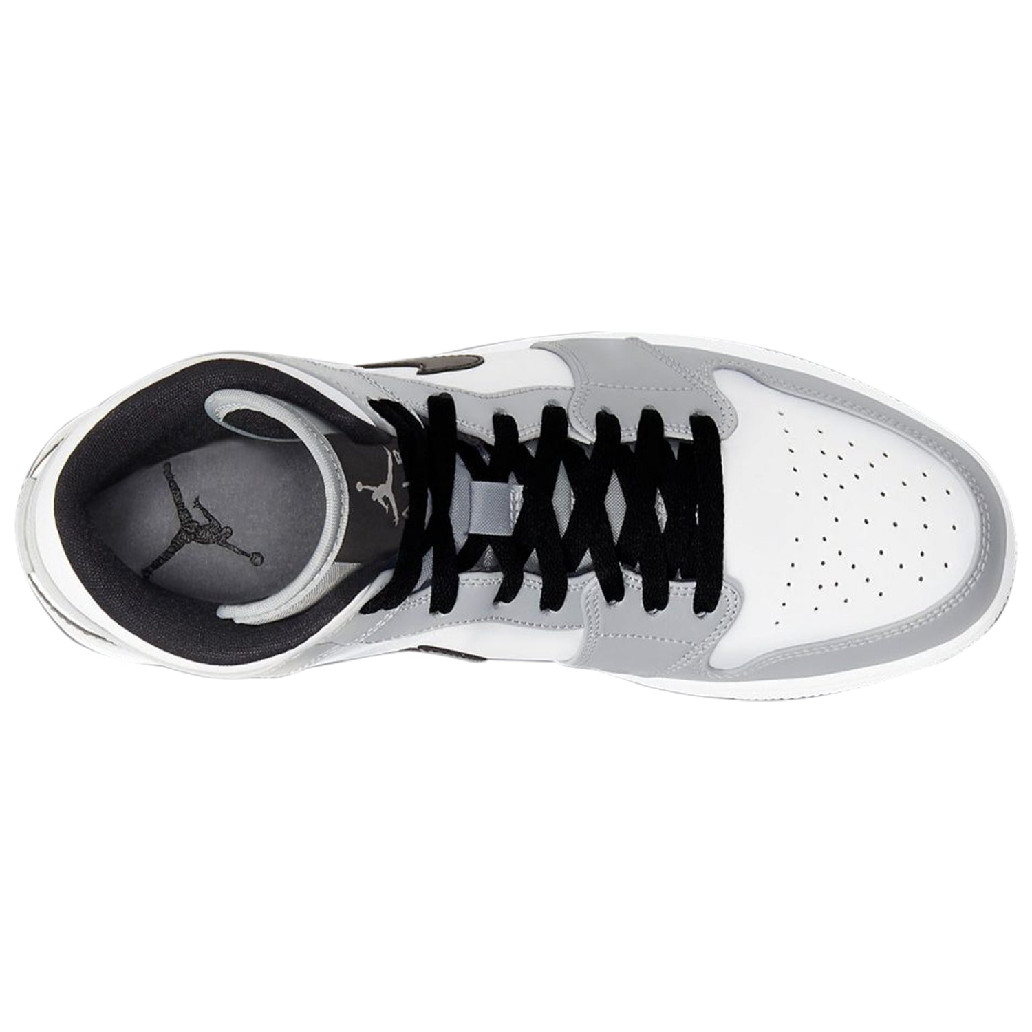 Jordan 1 Mid Light Smoke Grey Mens Style : 554724-092