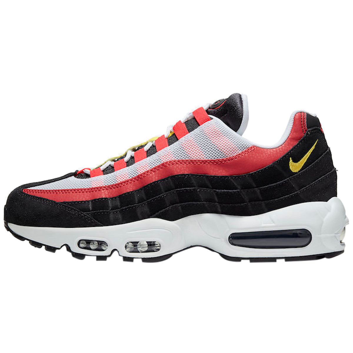 Nike Air Max 95 Black Crimson Yellow NY Tent Sale