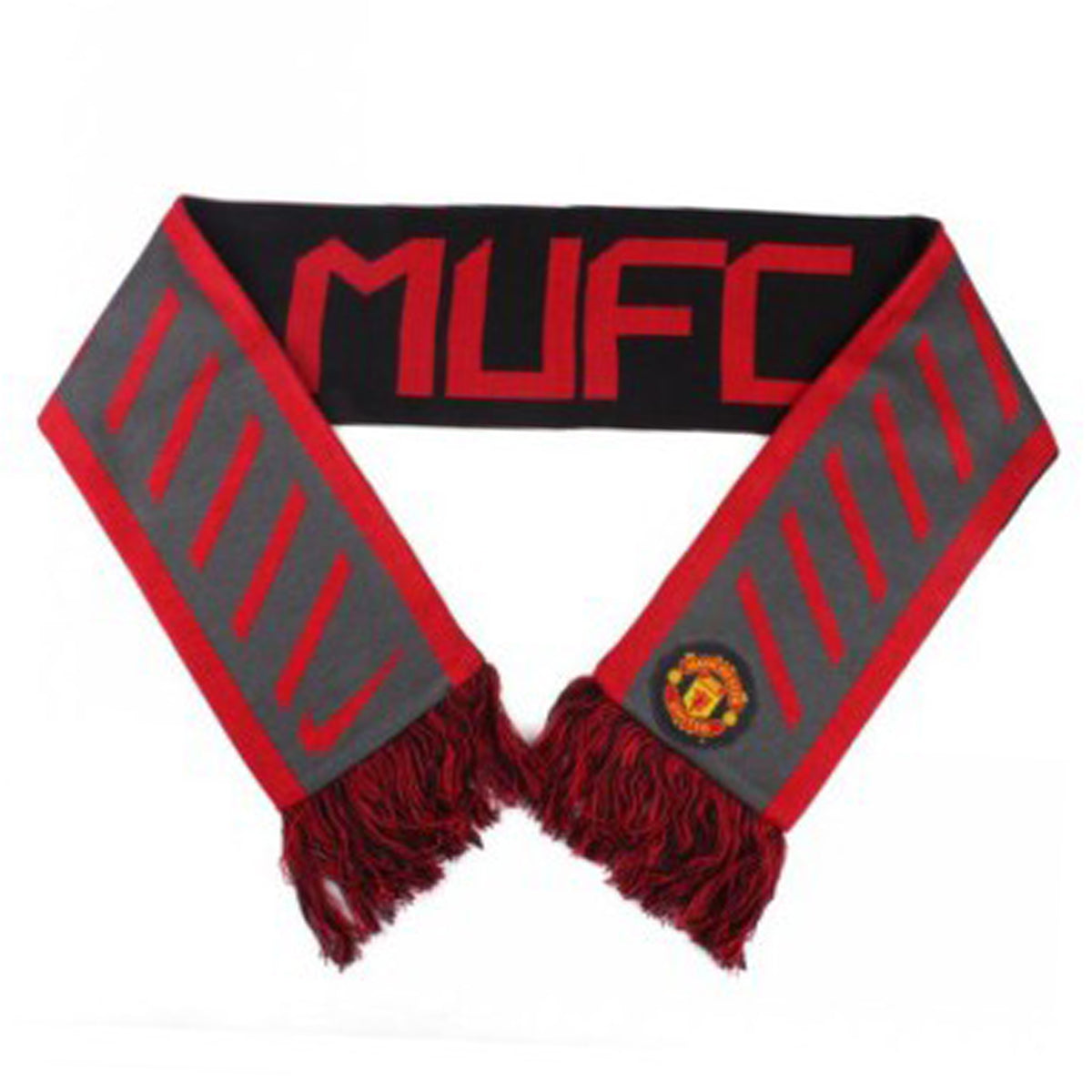 Nike Manchester United Mufc Football Soccer Scarf Unisex Style : Ac1971